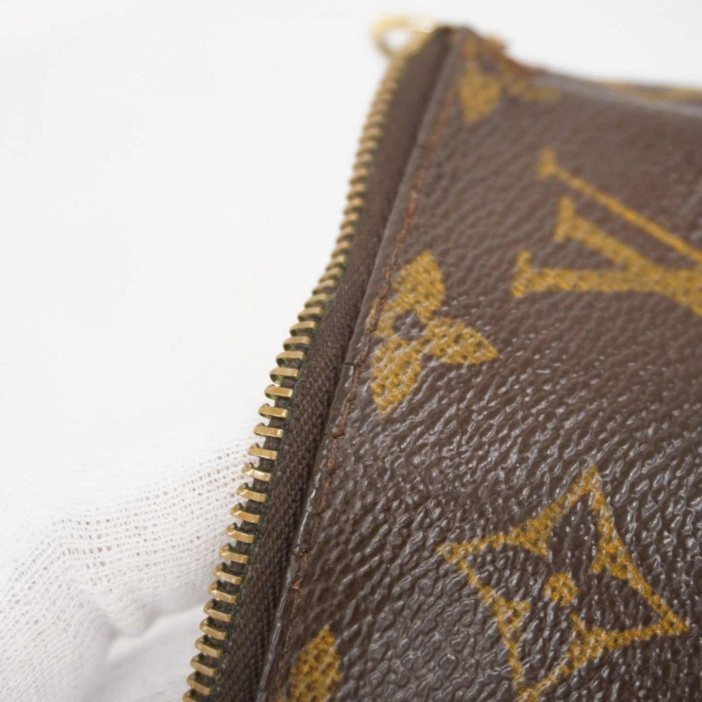 Louis Vuitton Monogram Pochette Accessoires M51980 Brown