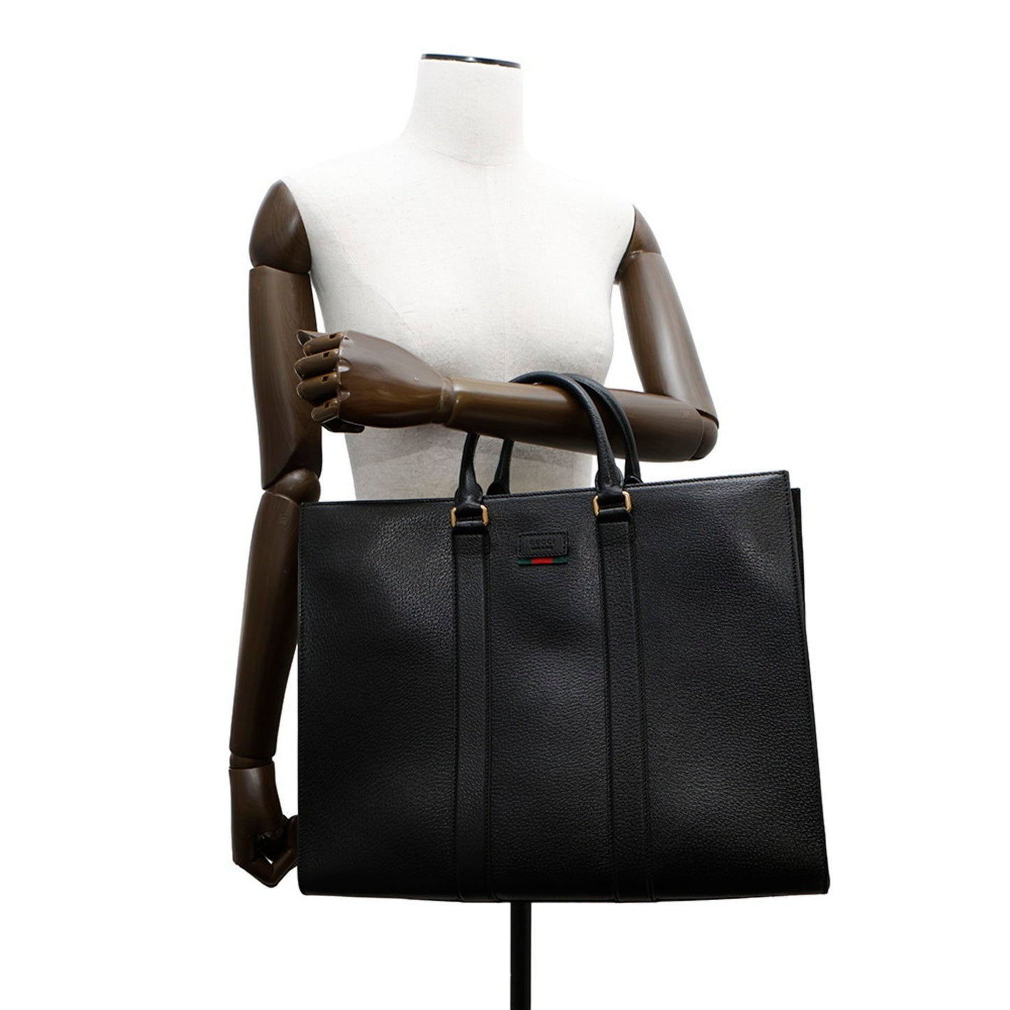 Gucci Leather Tote Bag 429036 Gucci 2-Way Shoulder Black