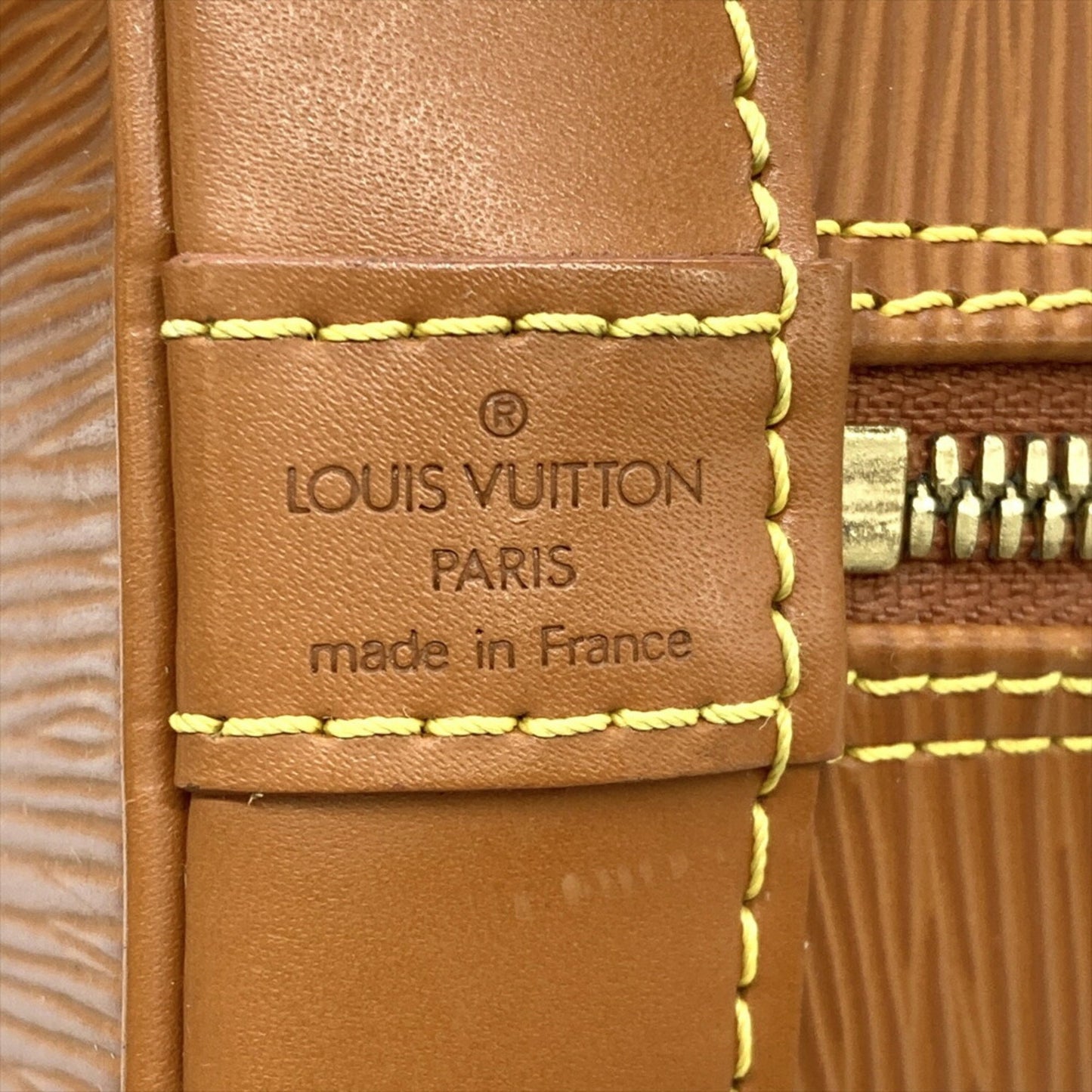 Louis Vuitton Epi Handbag M52143 Kenya Brown Mi0997