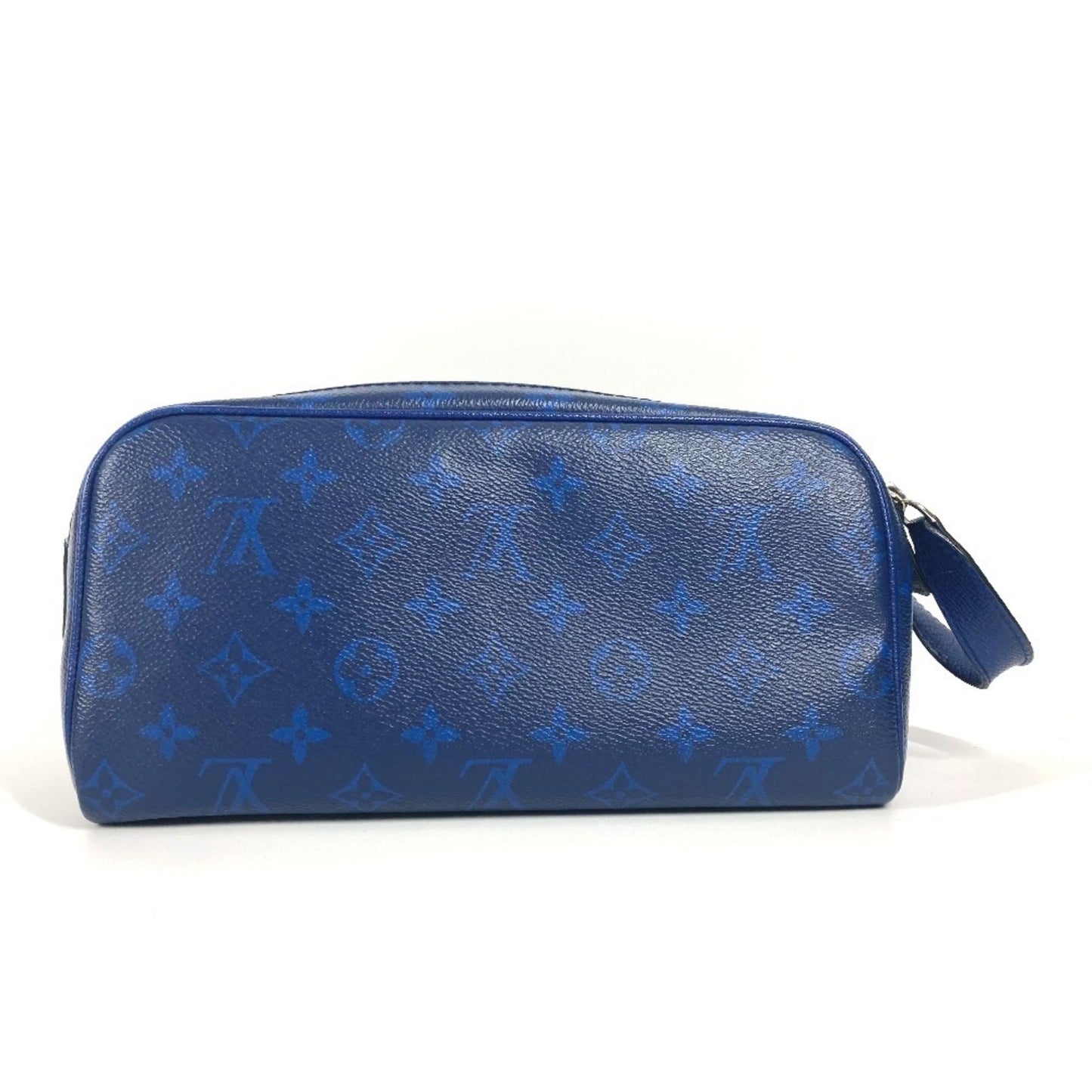 Louis Vuitton M30849 Taiga Rama Dopp Kit Pouch Handbag Clutch Bag Second Leather Monogram Canvas