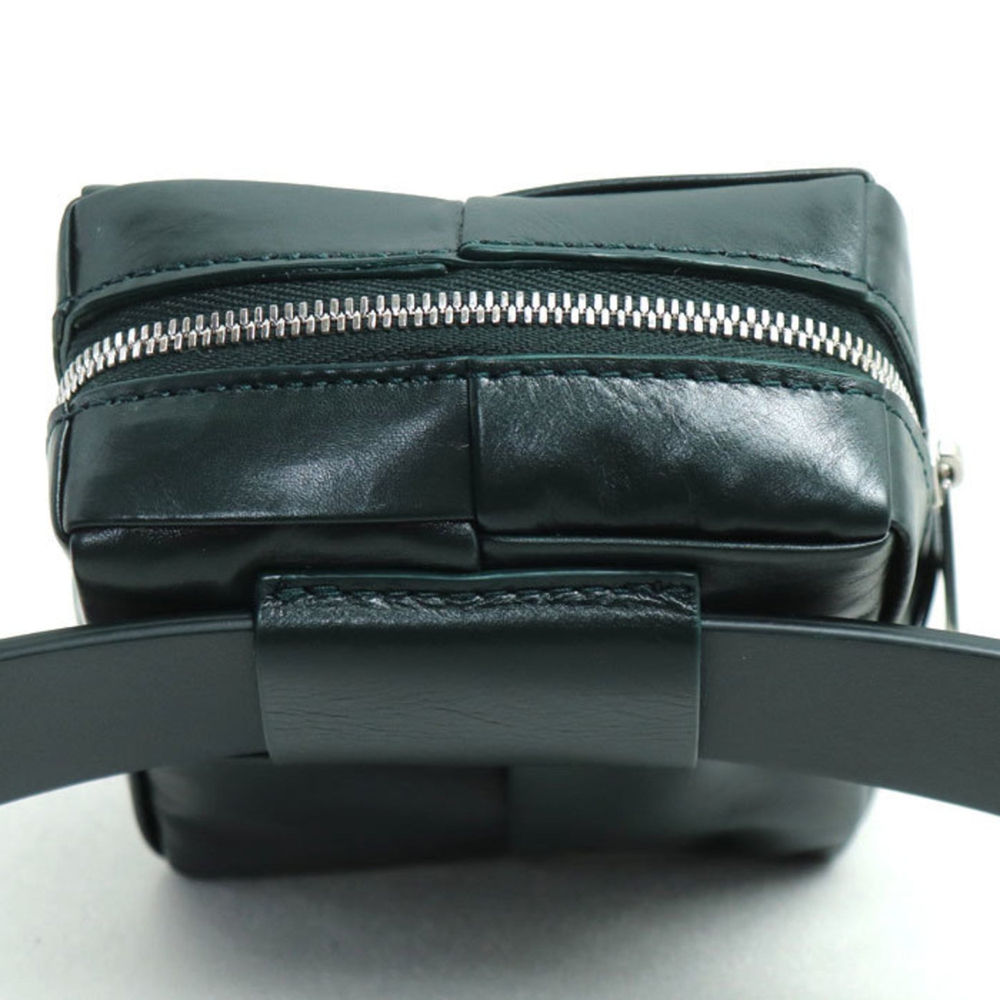 Bottegaveneta Bottega Veneta Intrecciato Leather Belt Bag Waist Dark Green 709342 Va9A5