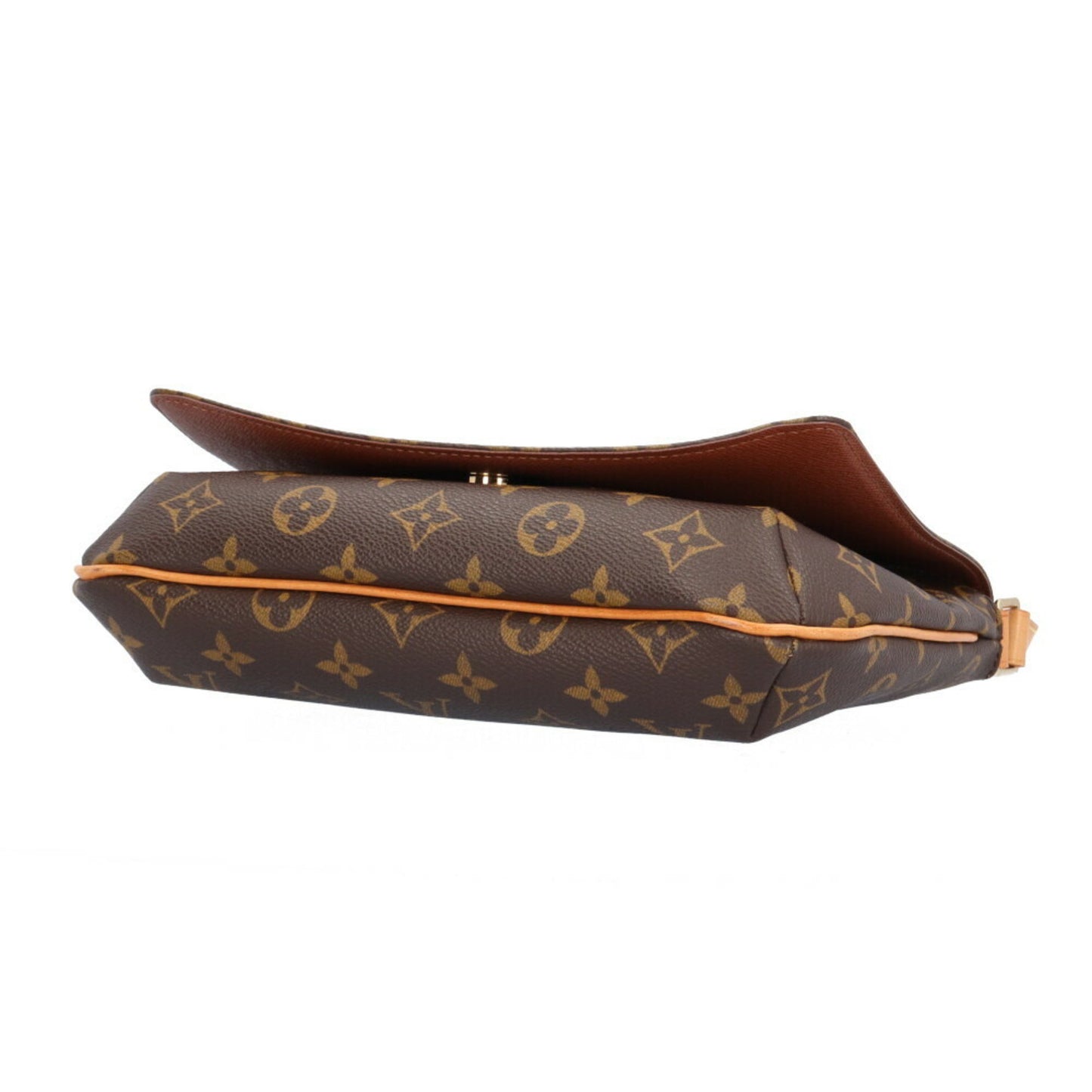Louis Vuitton Musette Tango Short Monogram Shoulder Bag Canvas M51257 Brown