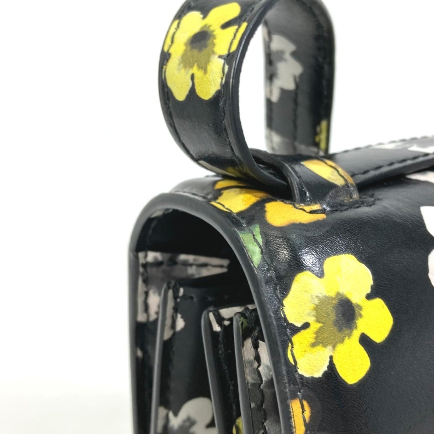 Balenciaga 674693 Gossip Flower Shoulder Bag In Leather