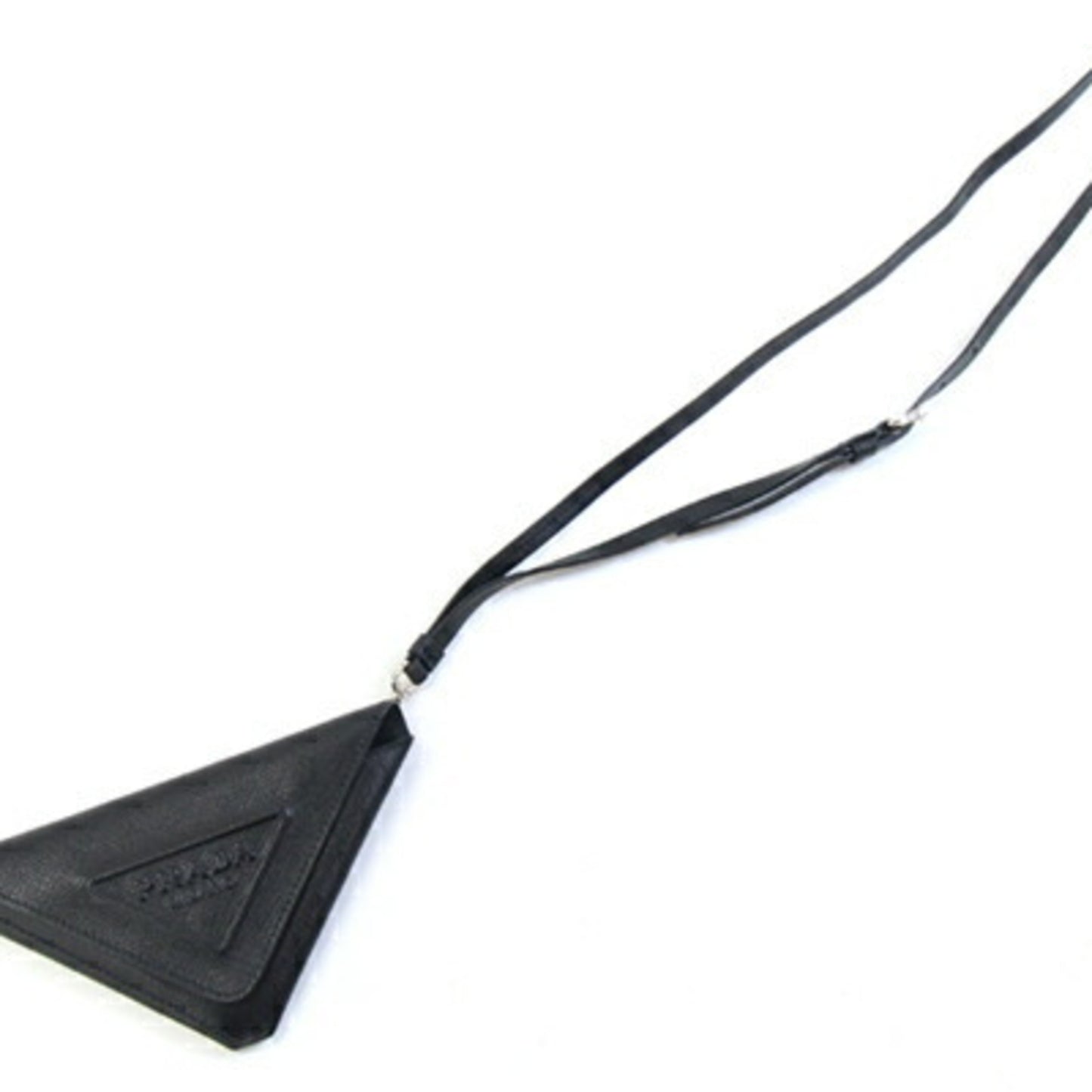 Prada Pouch 1Tl445 Black Leather