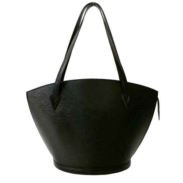 Louis Vuitton Saint-Jacques Shopping Epi Leather Tote Bag In Black (Noir) 11873