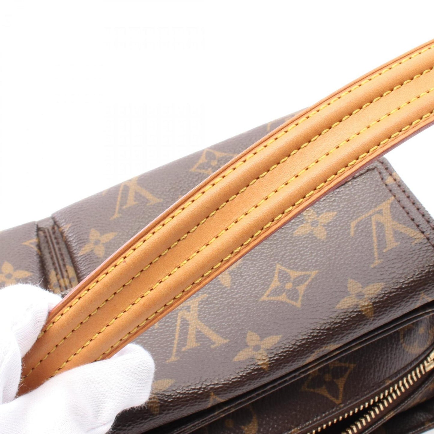 Louis Vuitton Viva Cite Mm Monogram Shoulder Bag Coated Canvas Leather