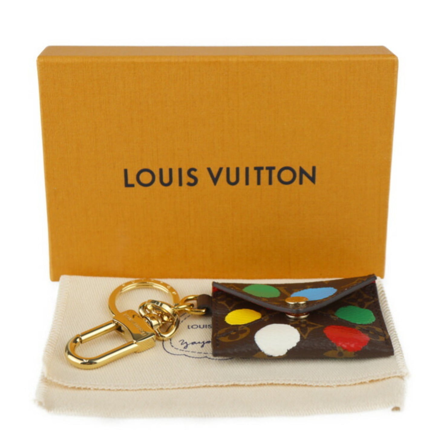 Louis Vuitton Louis Vuitton Porte Cle Kirigami Yk Yayoi Kusama Collaboration Keychain M01209