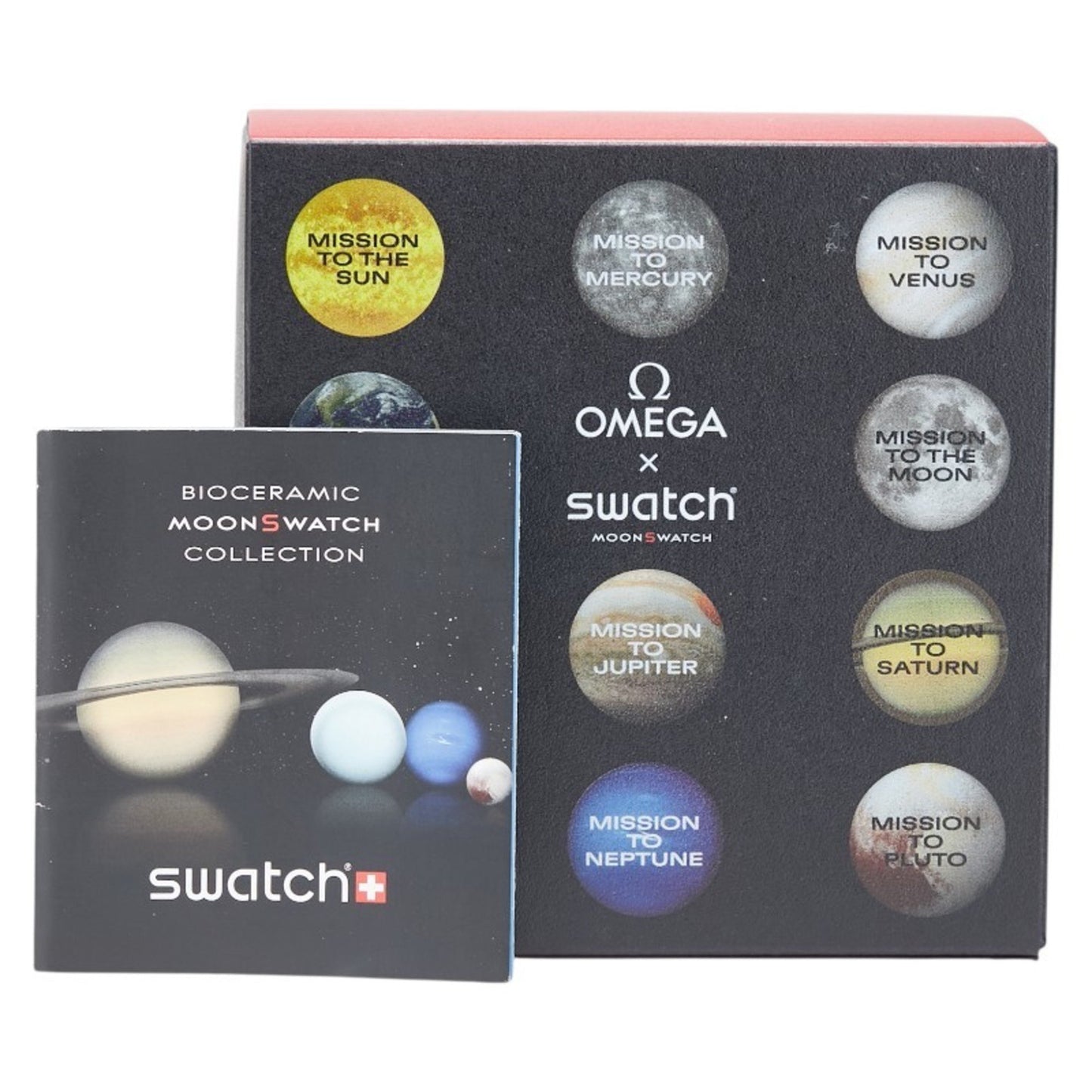Omega X Swatch Moonswatch Mission To Mars Watch So33R100 Quartz White Dial Ceramic Nylon