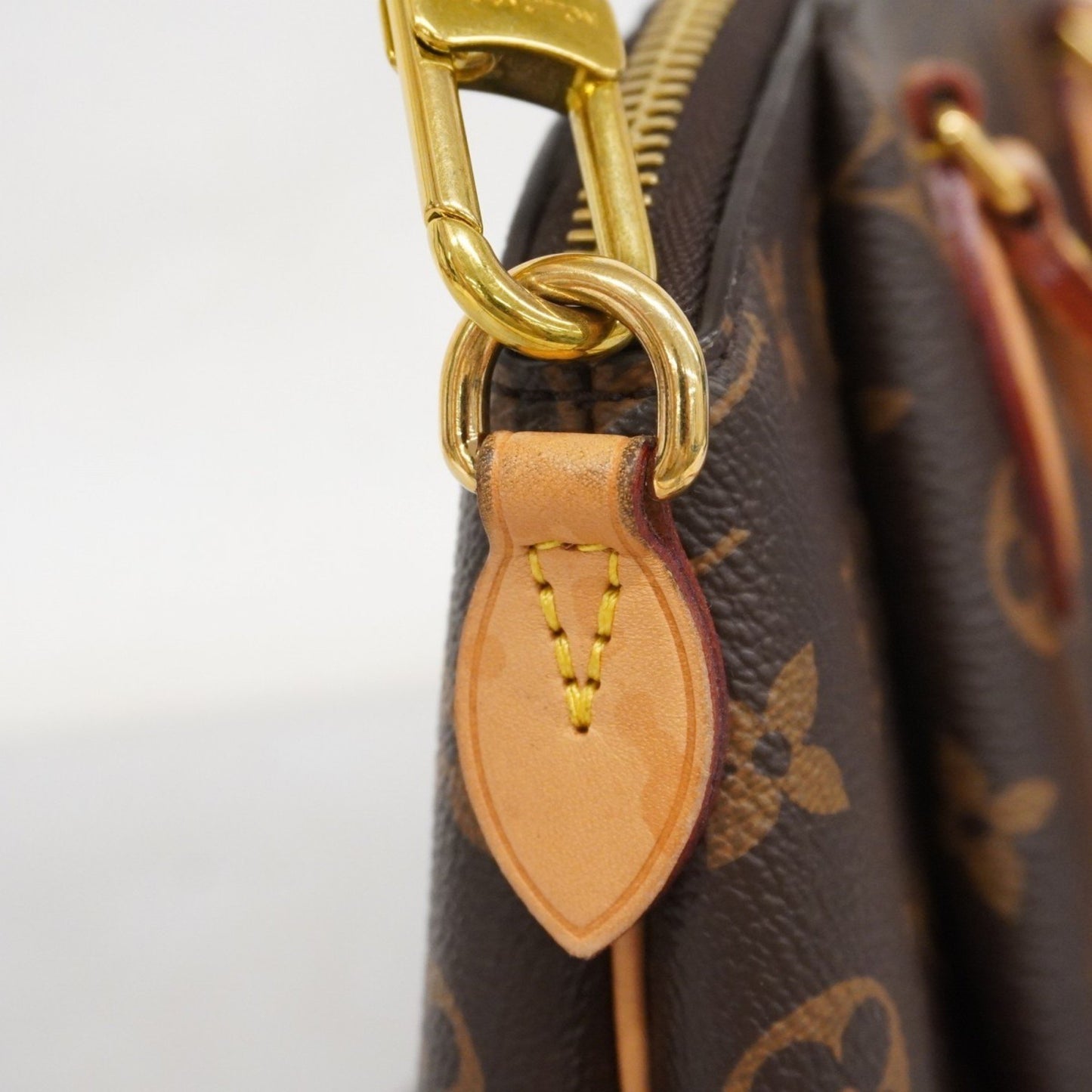 Louis Vuitton Monogram Riboule Pm Handbag M44543 Brown