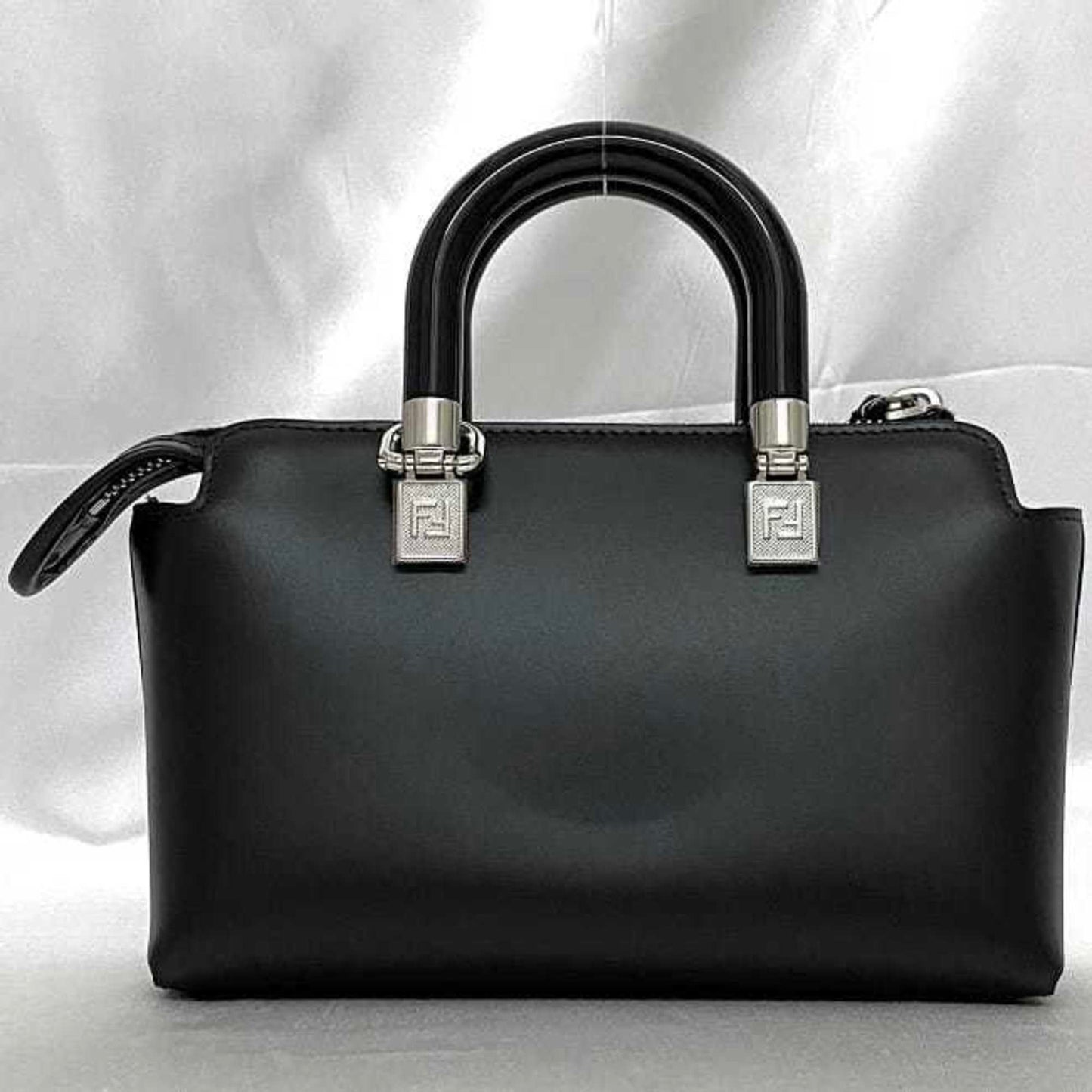 Fendi Boston Bag By The Way F-21249 Black 8Bs067 Leather Fendi