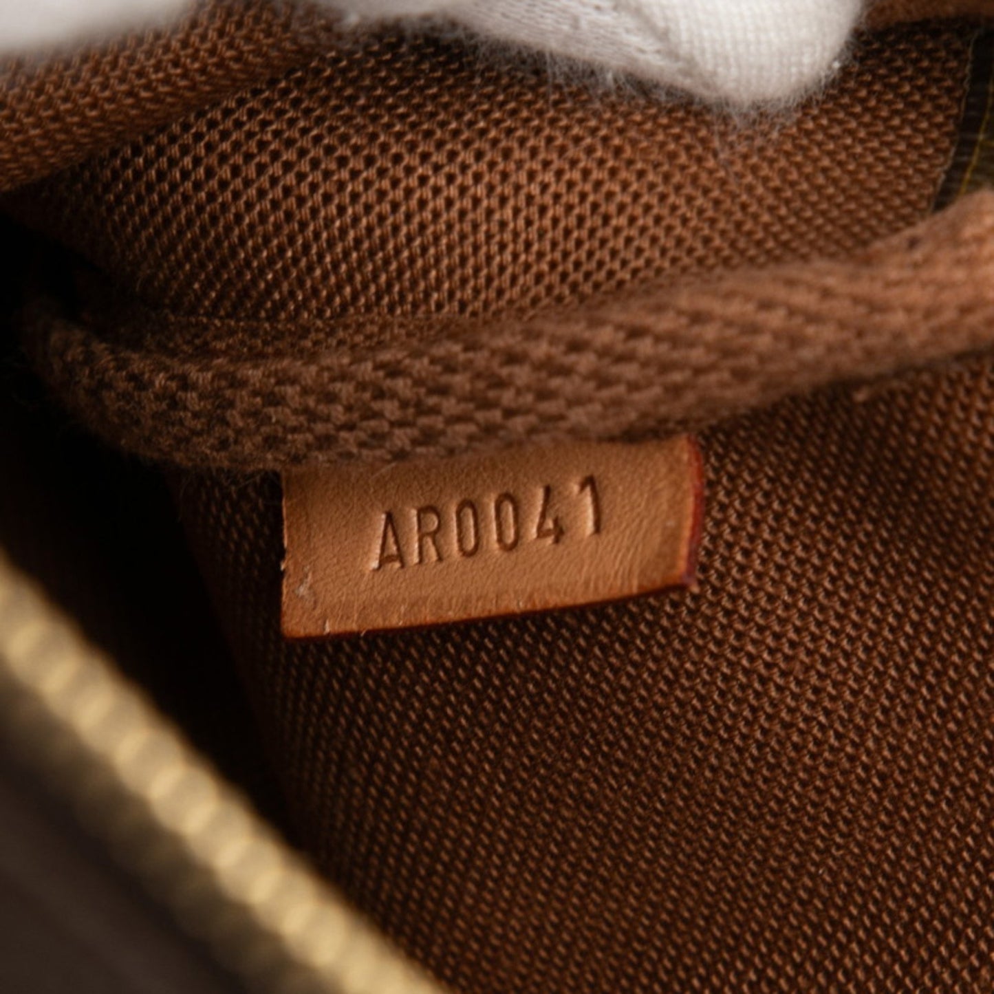 Louis Vuitton Monogram Pochette Accessoires Handbag M51980 Brown Leather