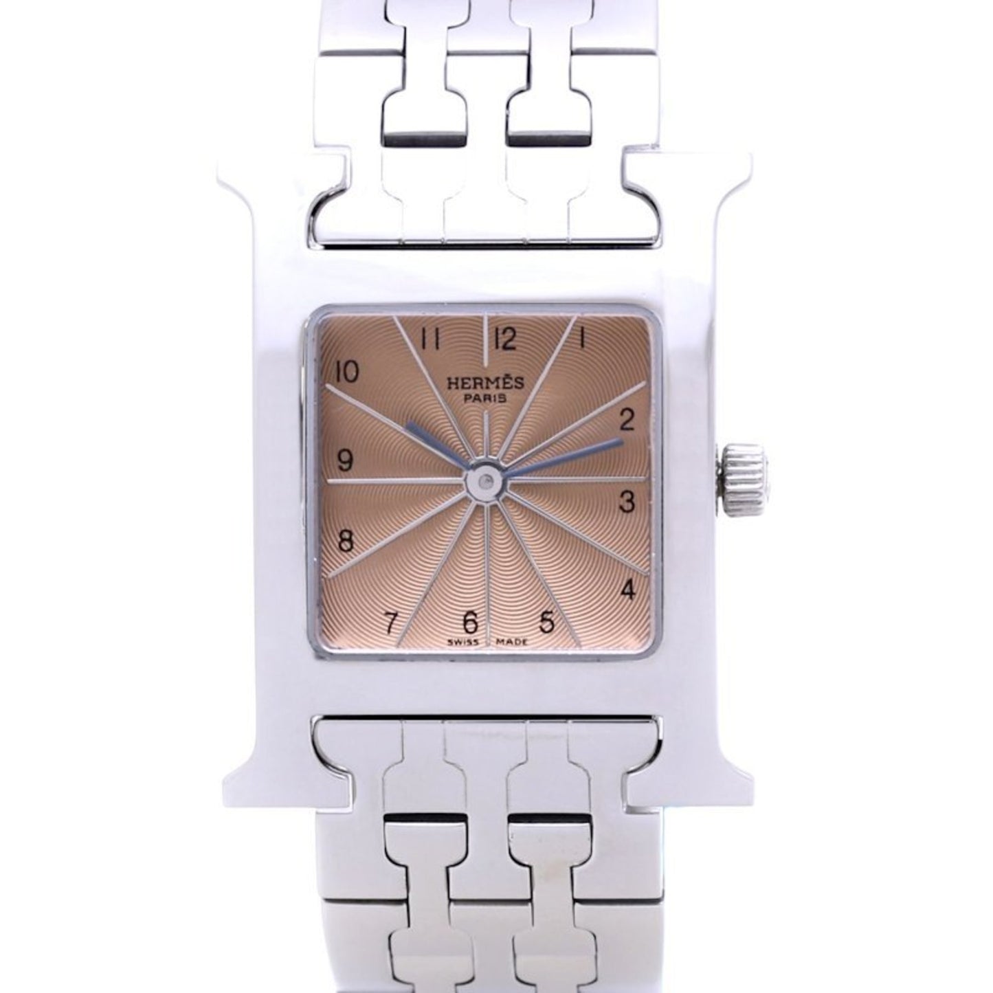 Hermes H Watch Hh1.210.461 4804 Stainless Steel