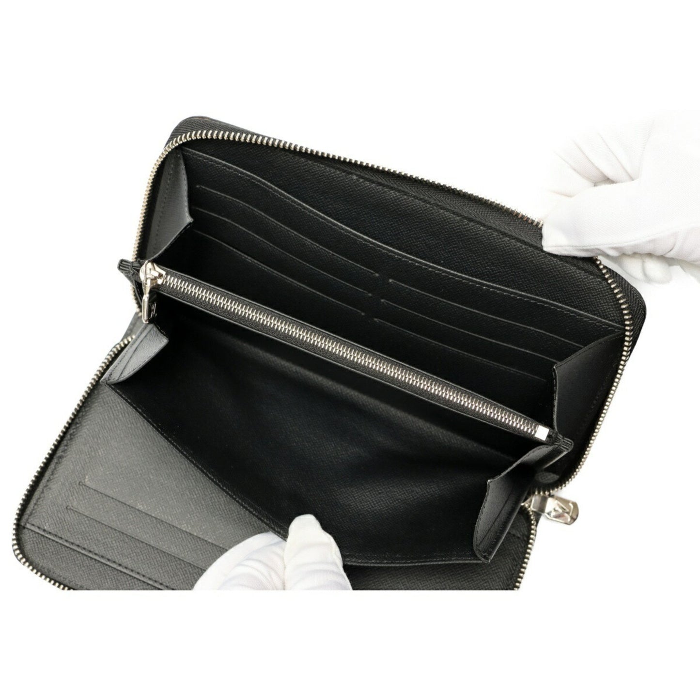 Louis Vuitton Zippy Organizer Nm M30056 Taiga Noir S-158570