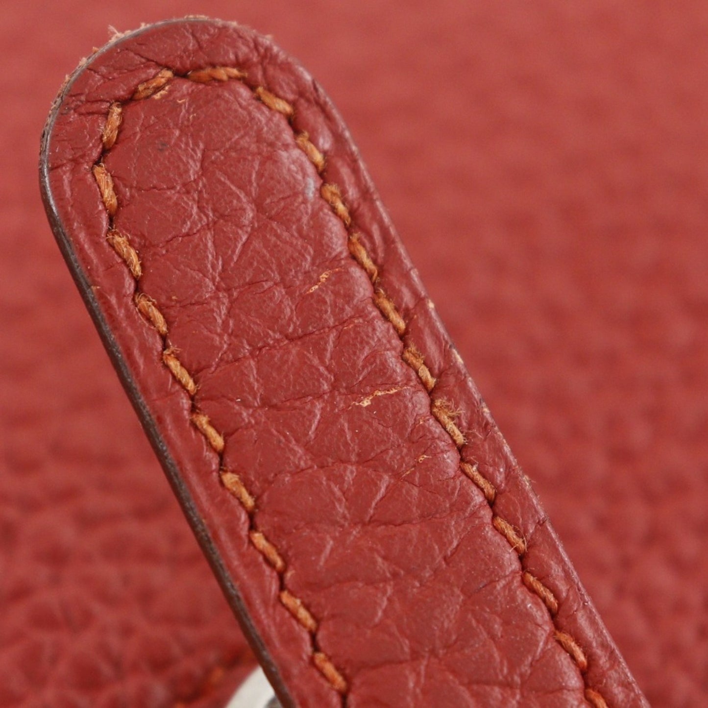 Hermes Hermes Dogon Long Wallet Togo 2014 Red ?R Belt Clasp