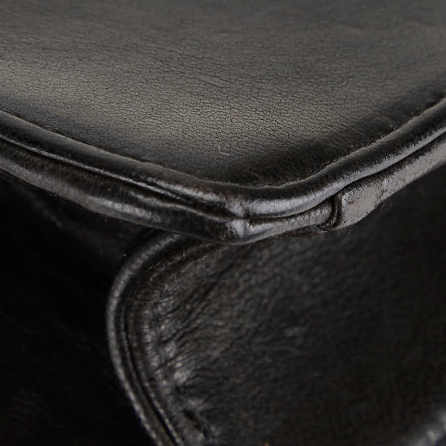 Chanel Coco Mark Clutch Bag Black Lambskin