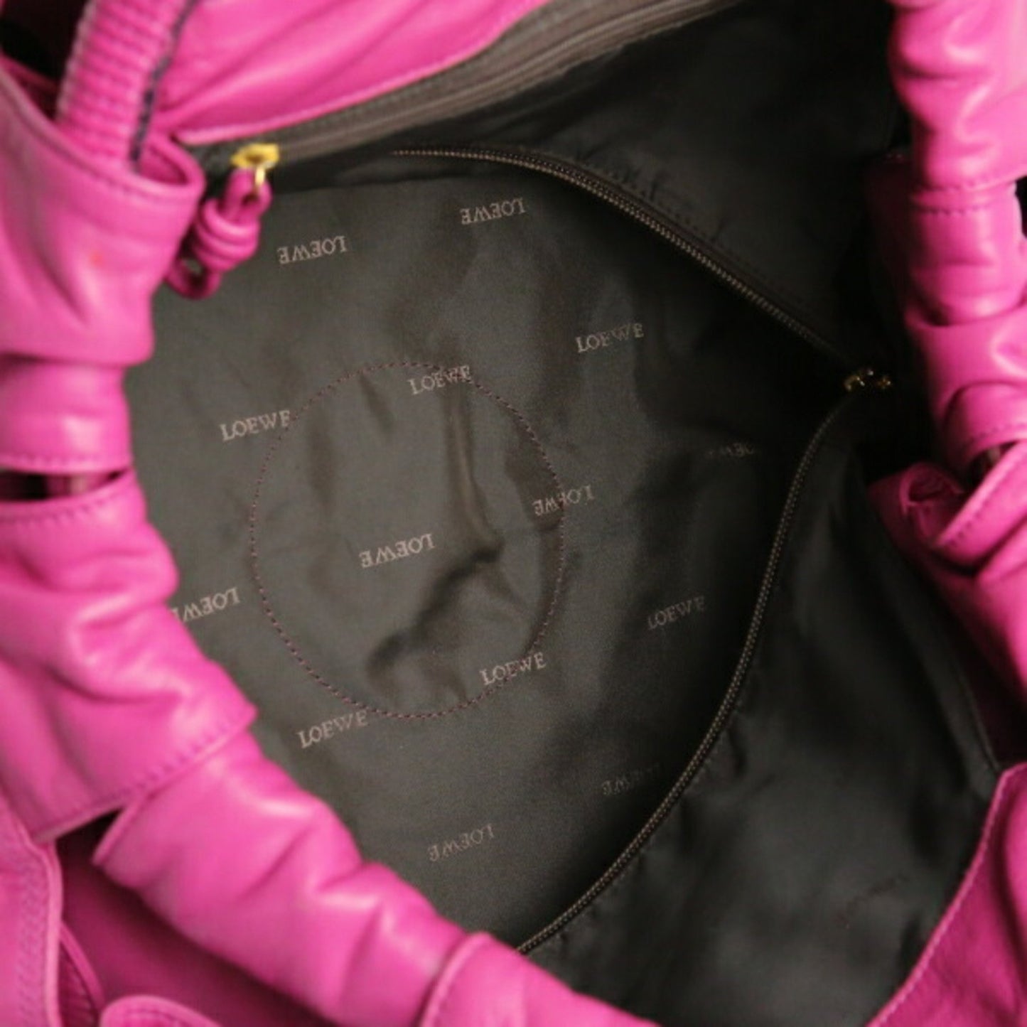 Loewe Tote Bag Leather Nappa Aire Pink Handbag