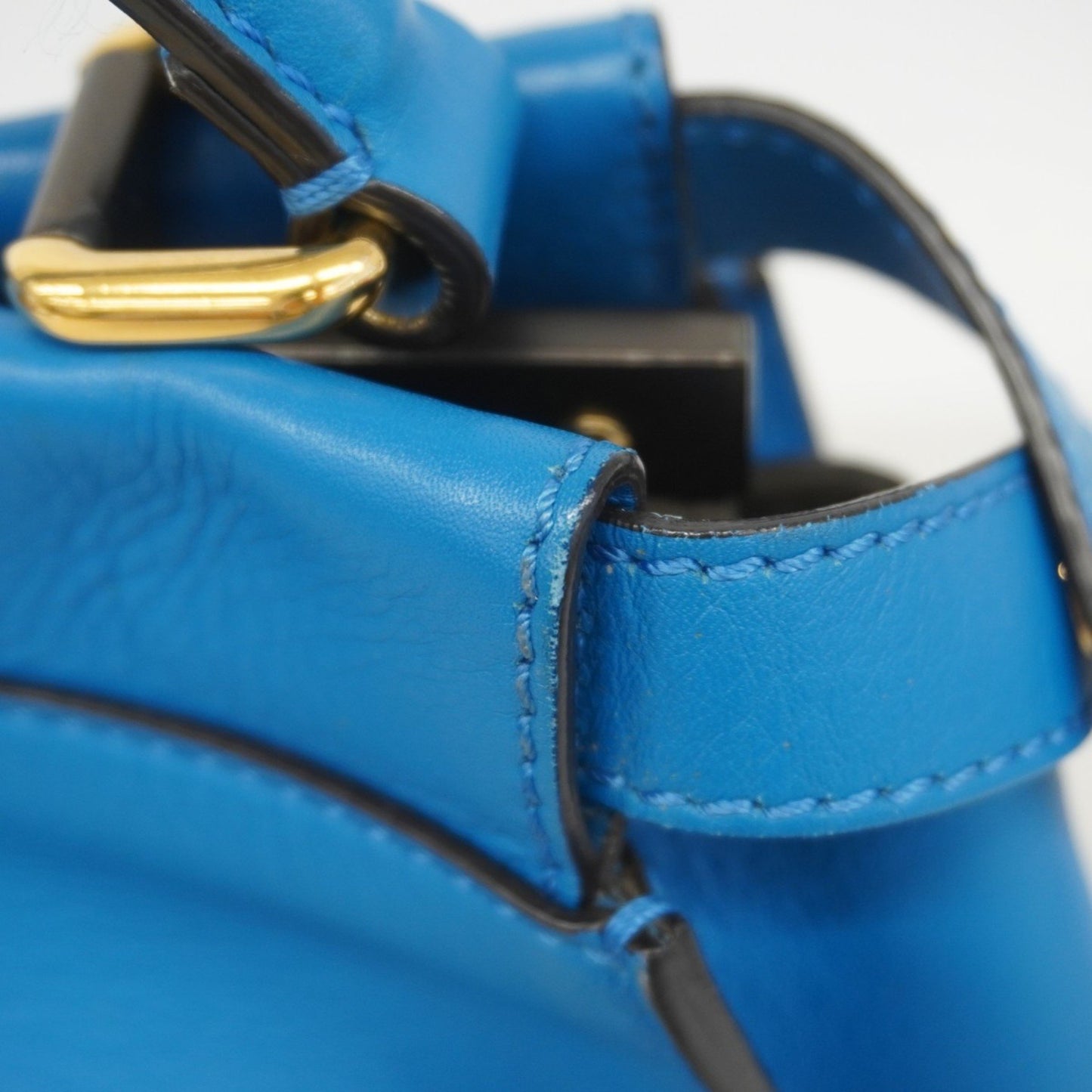 Fendi Peekaboo Leather Handbag