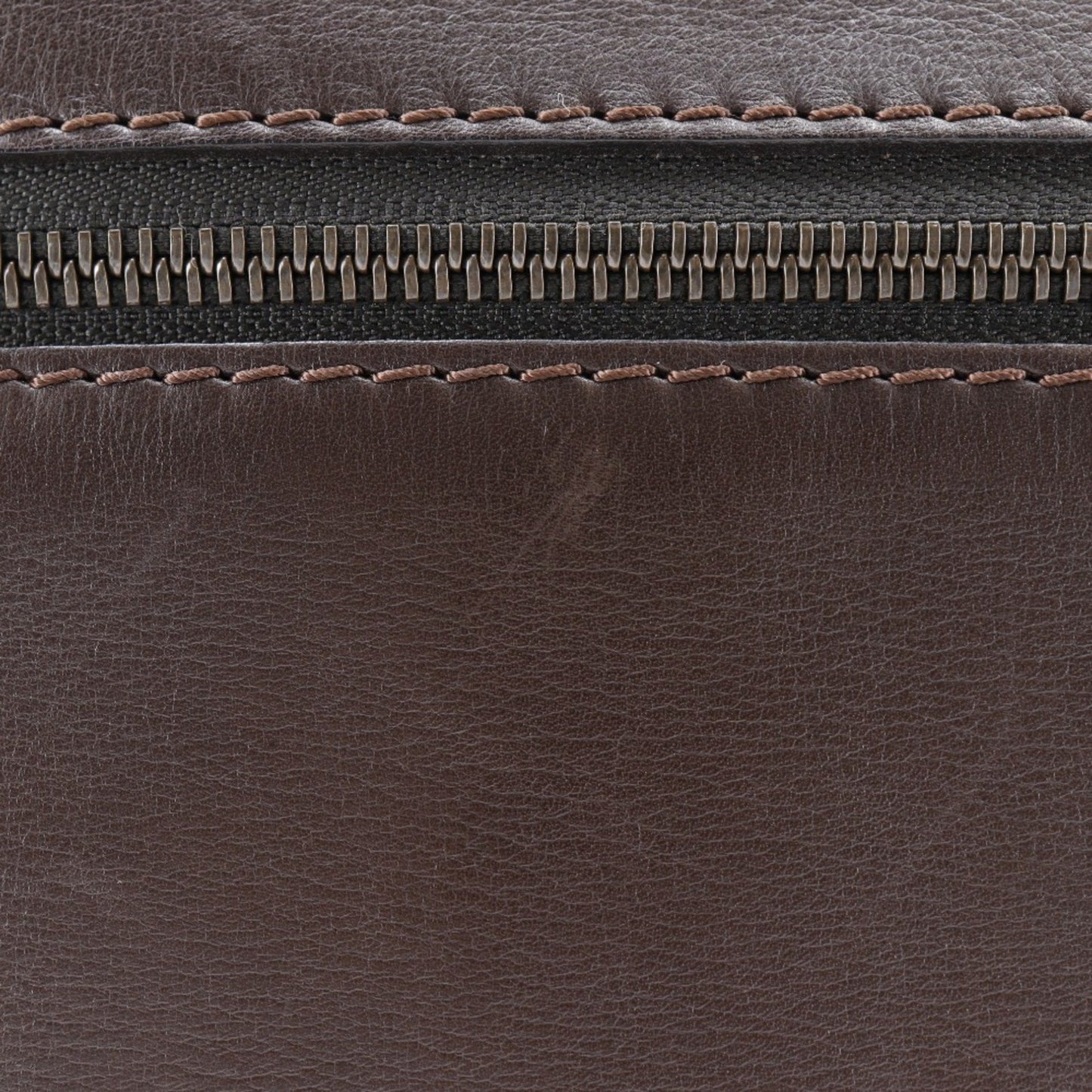 Louis Vuitton Louis Vuitton Sac Plat Shoulder Bag Utah M92073 Calfskin Cafe 2004 Brown Lm0024