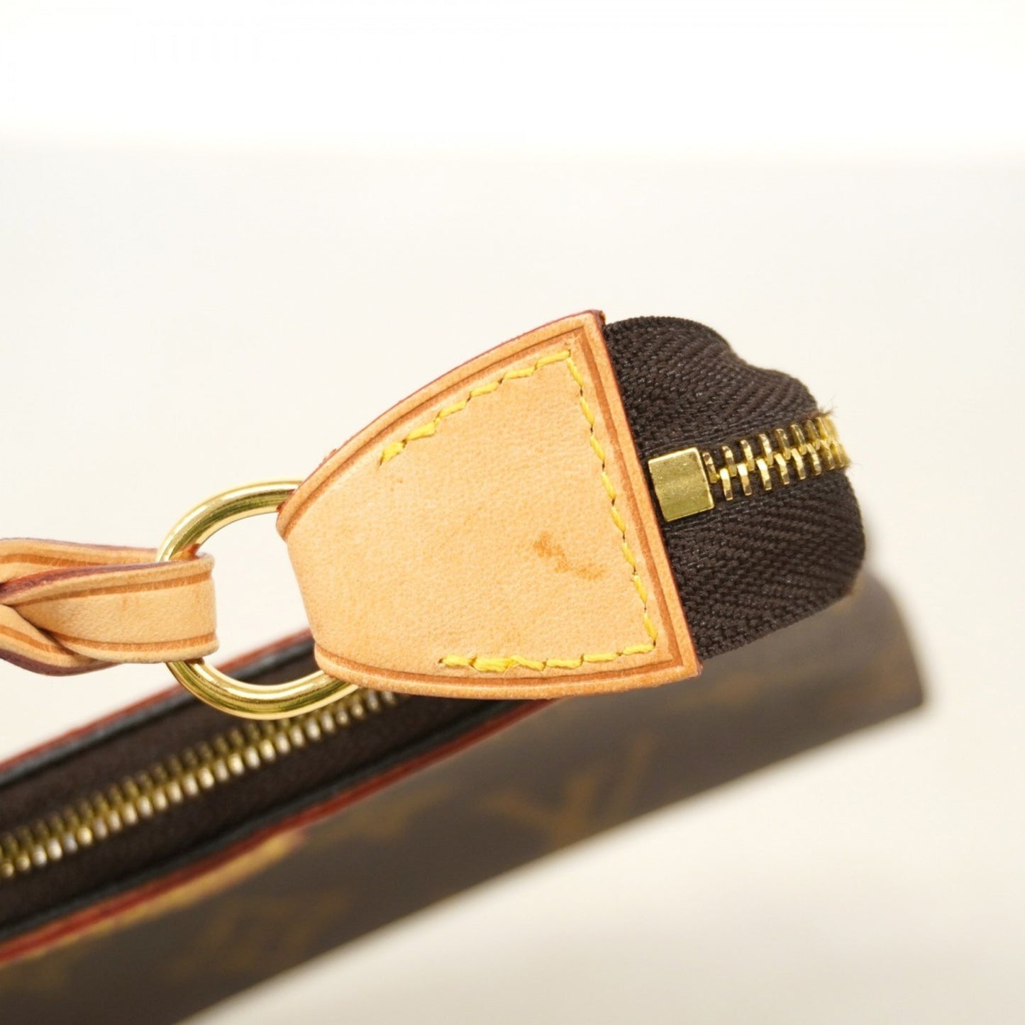 Louis Vuitton Monogram Mini Pochette Delightful M40309 Brown