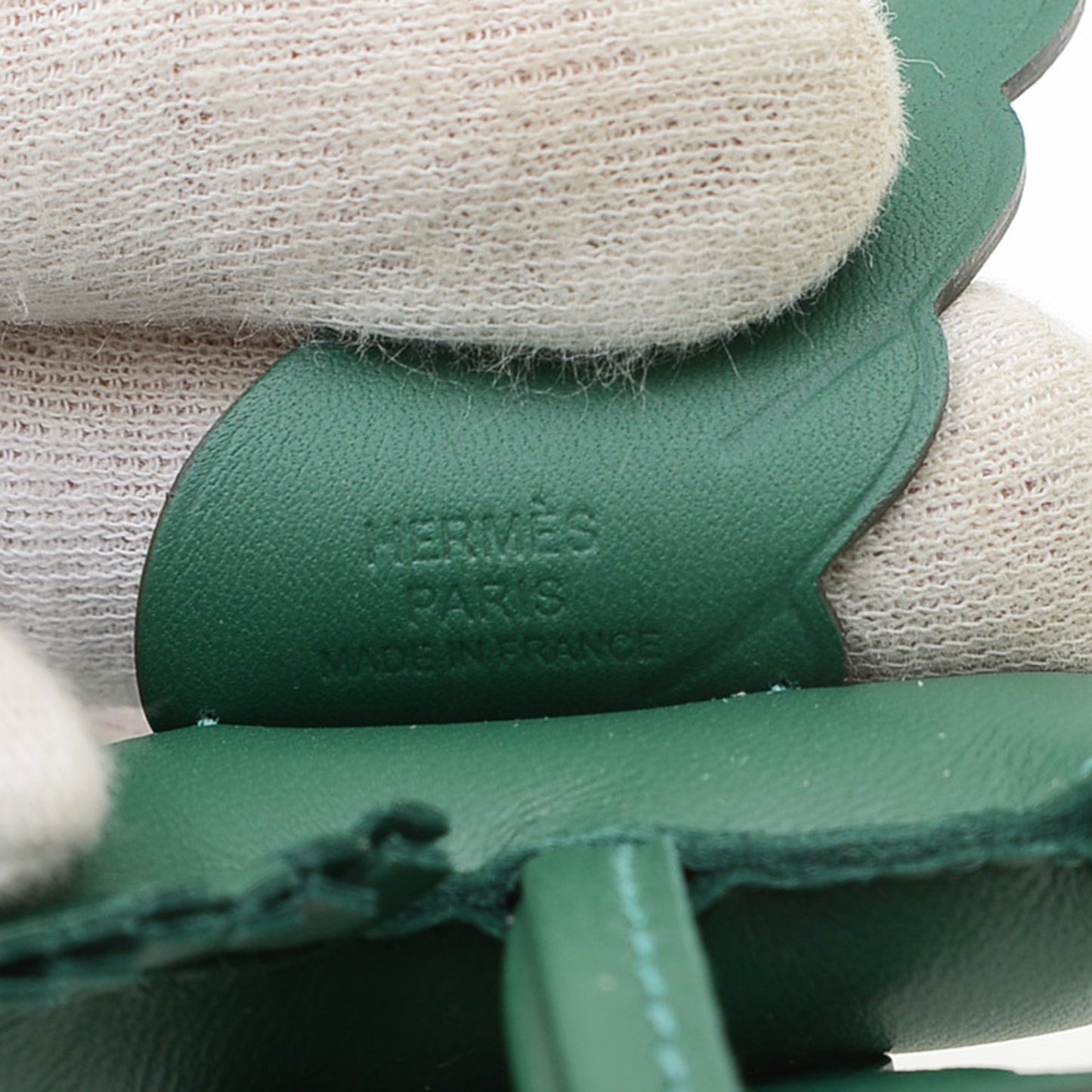 Hermes Herms Rodeo Pegasus Pm Bag Charm Vert Moyen W Stamp