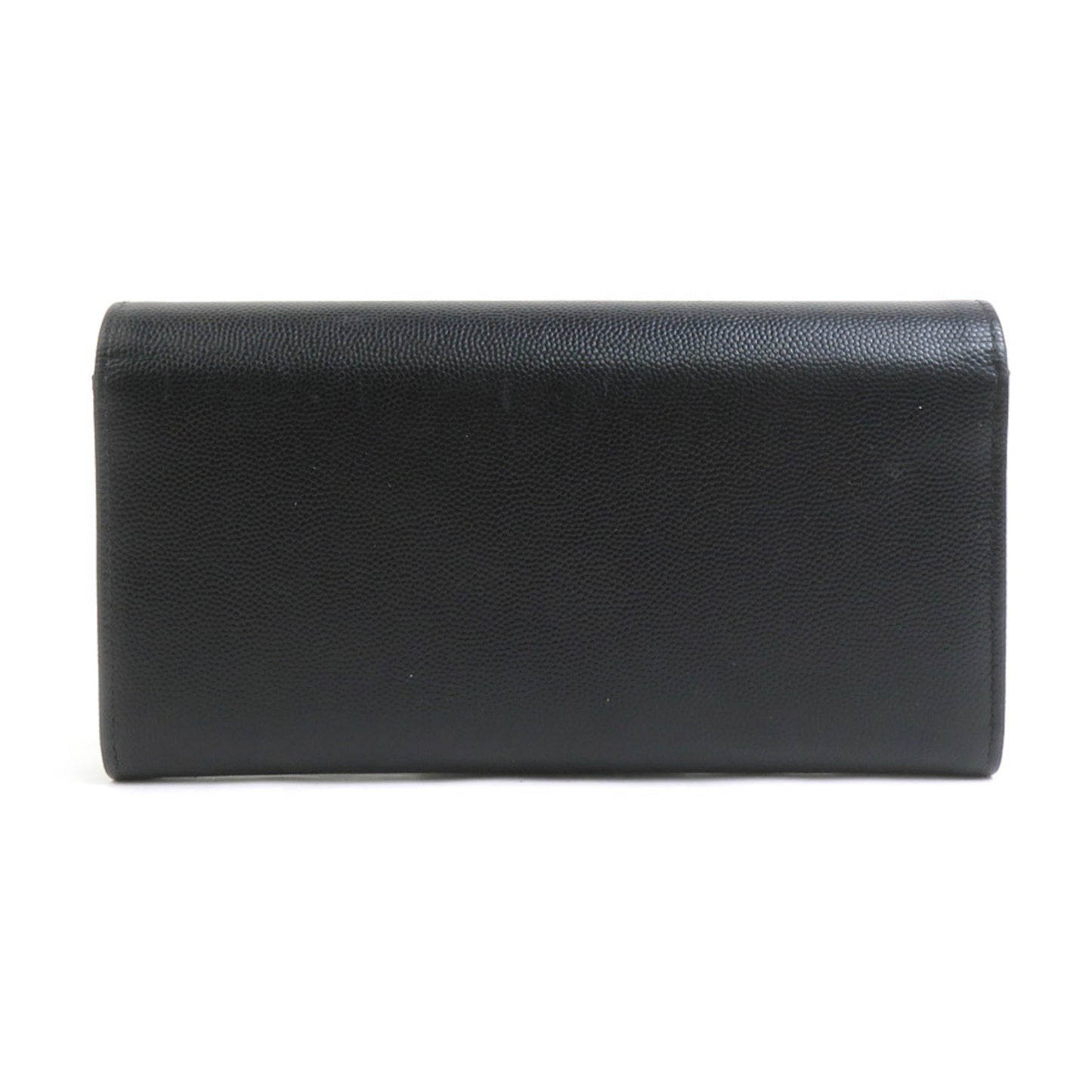 Chanel Long Wallet Deauville Caviar Leather Black