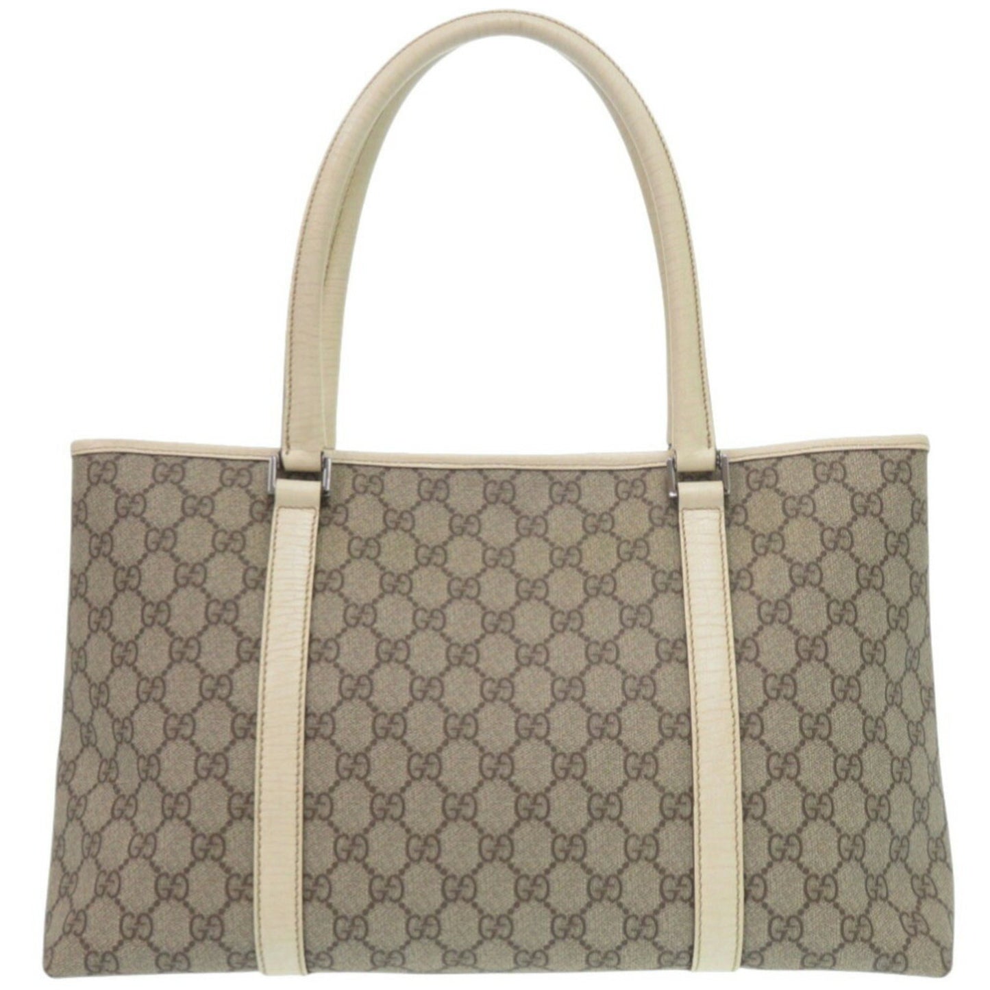 Gucci 114595 Pvc Beige Tote Bag 0451Gucci