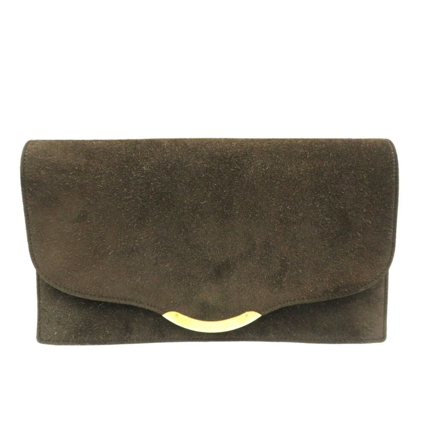 Hermes 1974 ?D Stamped Dobris Brown Clutch Bag 0160Hermes