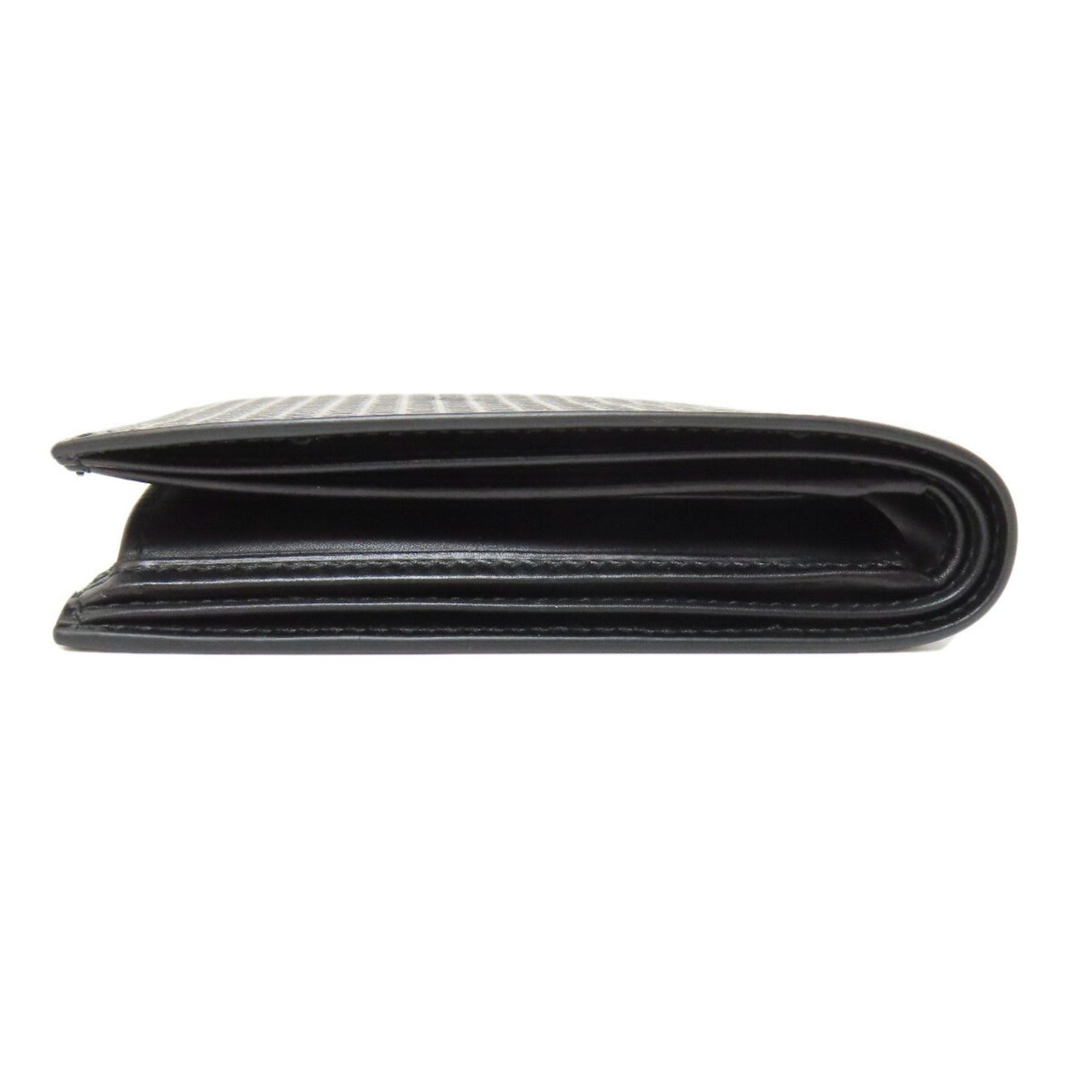 Salvatore Ferragamo Gancini Pattern Bi-Fold Wallet Leather