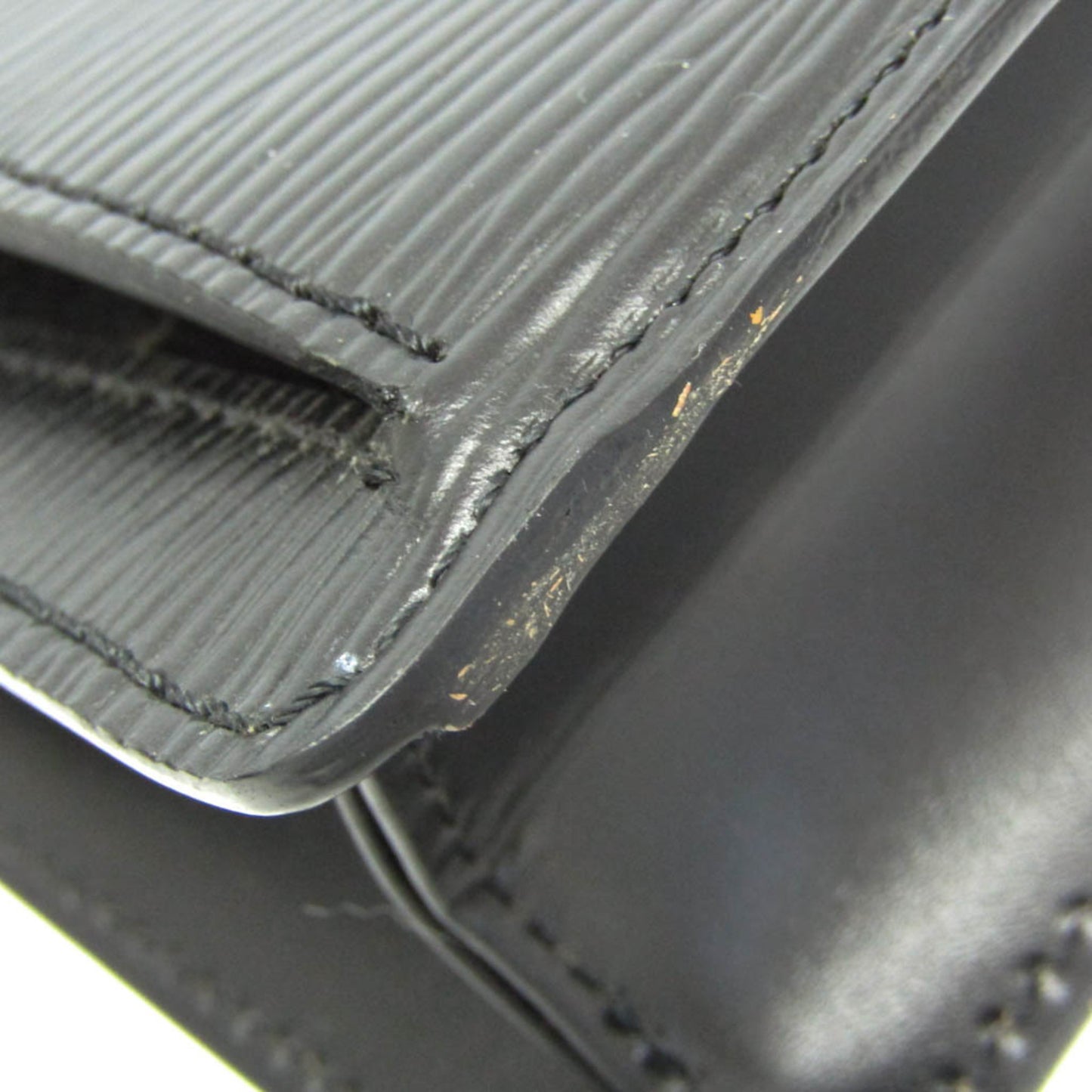 Louis Vuitton Epi Pochette Sellier Dragonne M52612 Clutch Bag Noir
