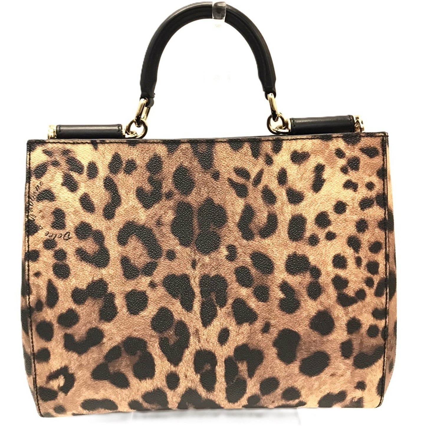 Dolce & Gabbana Sicily Handbag Animal Print Leopard Dolce Gabbana