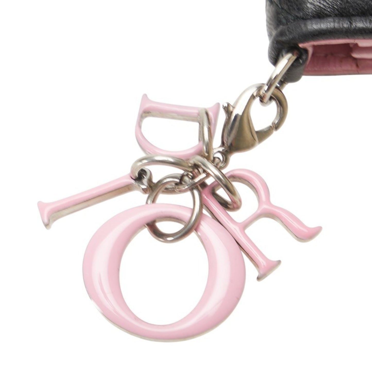 Christian Dior Dior Cannage Lady Business Card Case In Black