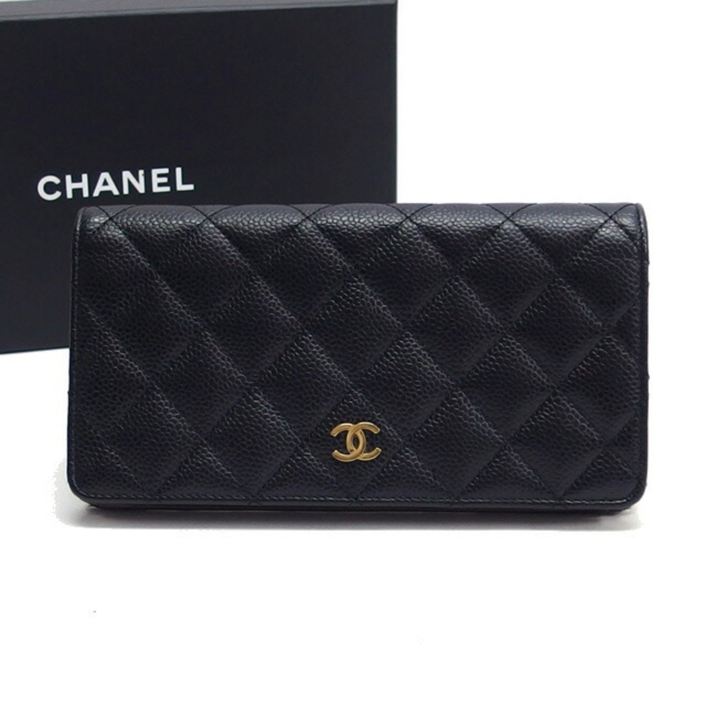 Chanel Matelasse Timeless Classic Bi-Fold Long Wallet A31509