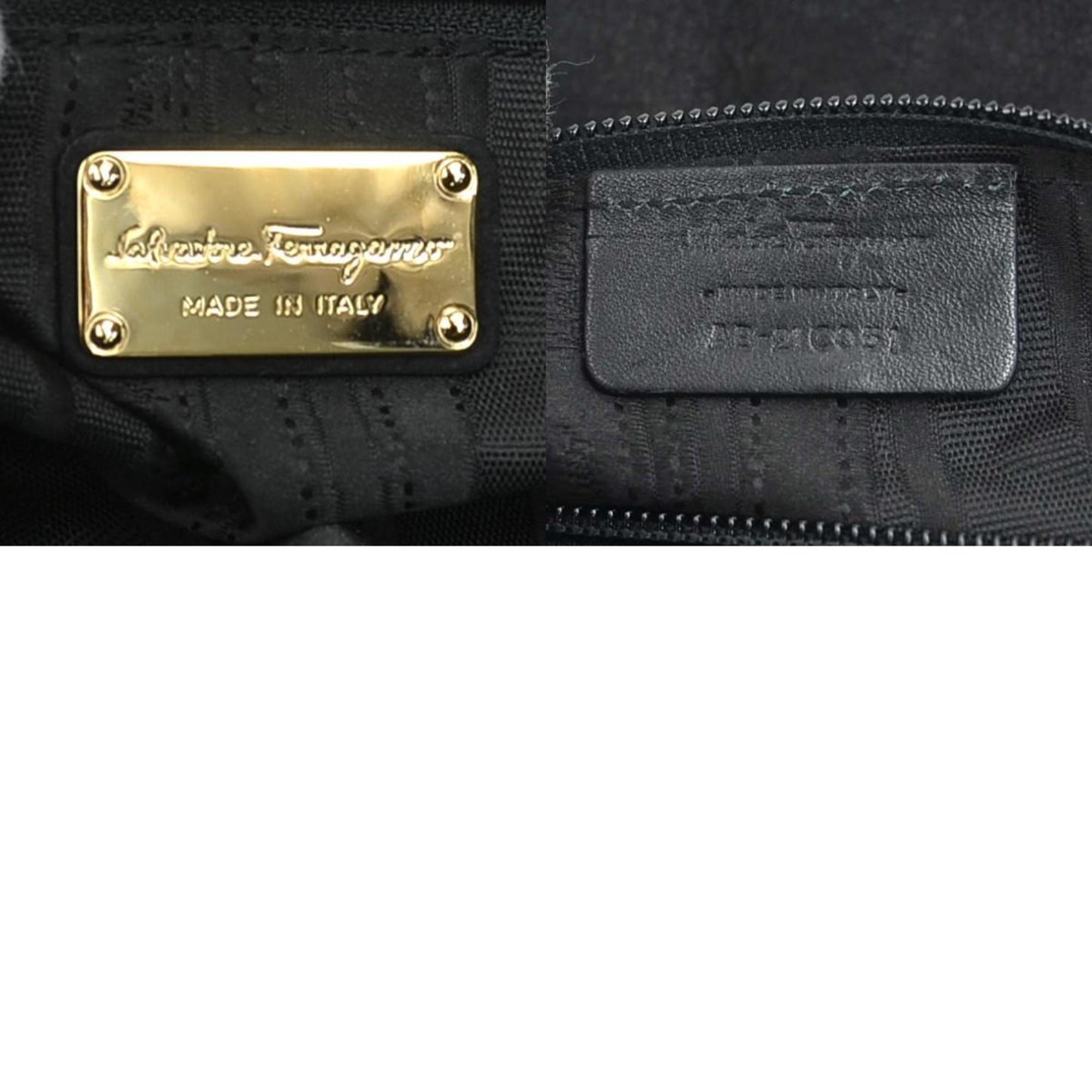 Salvatore Ferragamo Gancini Handbag In Nubuck Leather