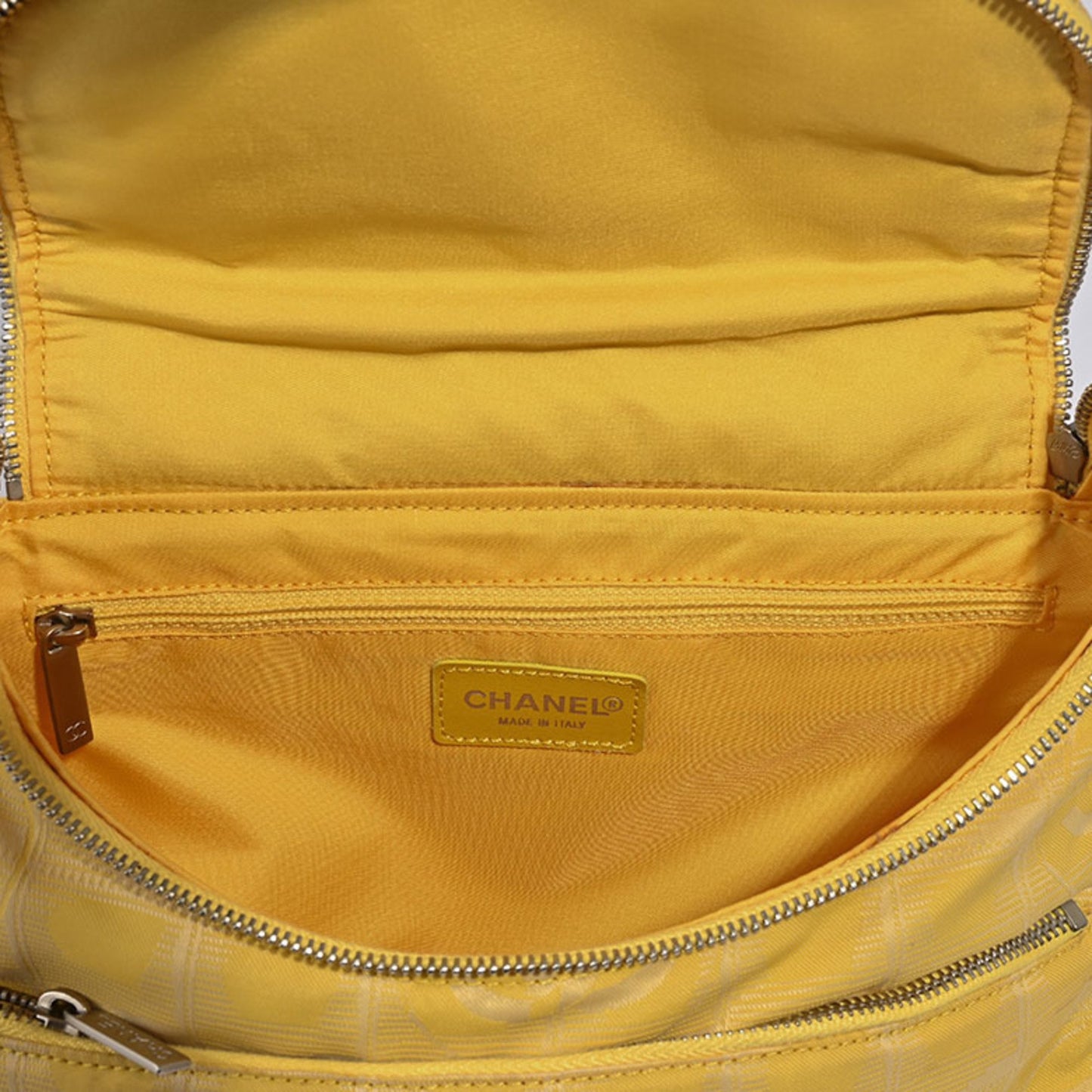 Chanel New Travel Line Shoulder Bag Yellow A15958