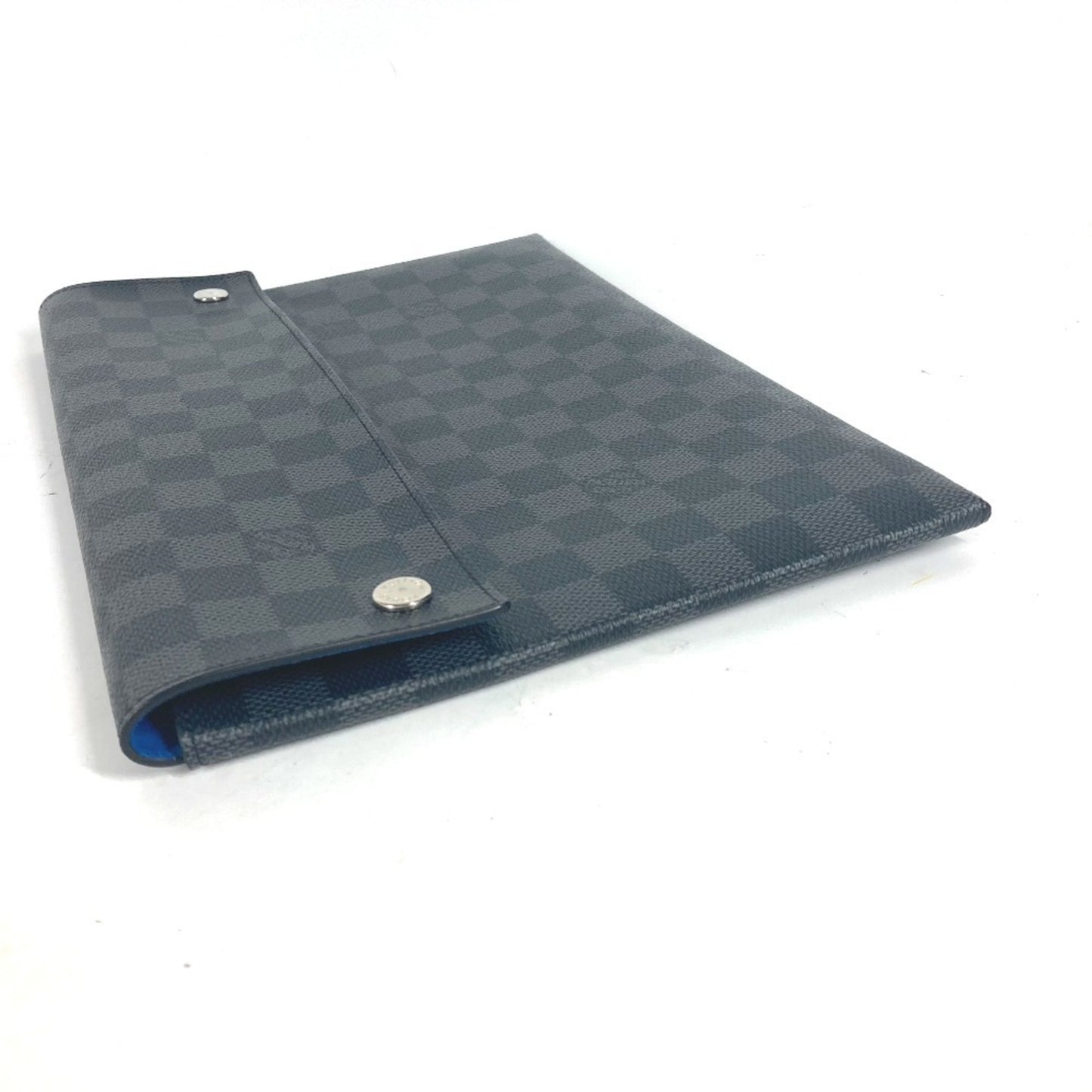 Louis Vuitton N60255 Damier Graphite Alpha Triple Pouch Bag Set Of 3 Long Wallet Business Card