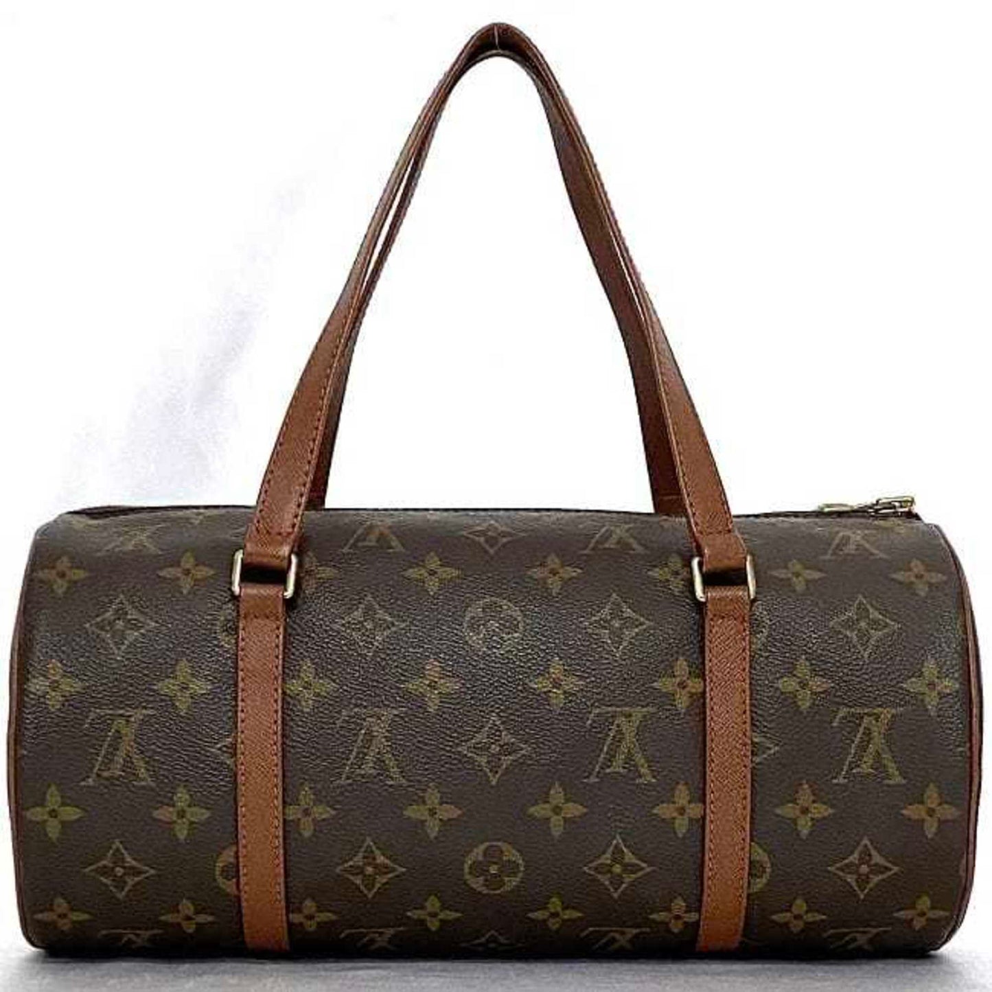Louis Vuitton Handbag Papillon 30 Brown Monogram M51365 Boston Bag Canvas Leather No1929 Louis