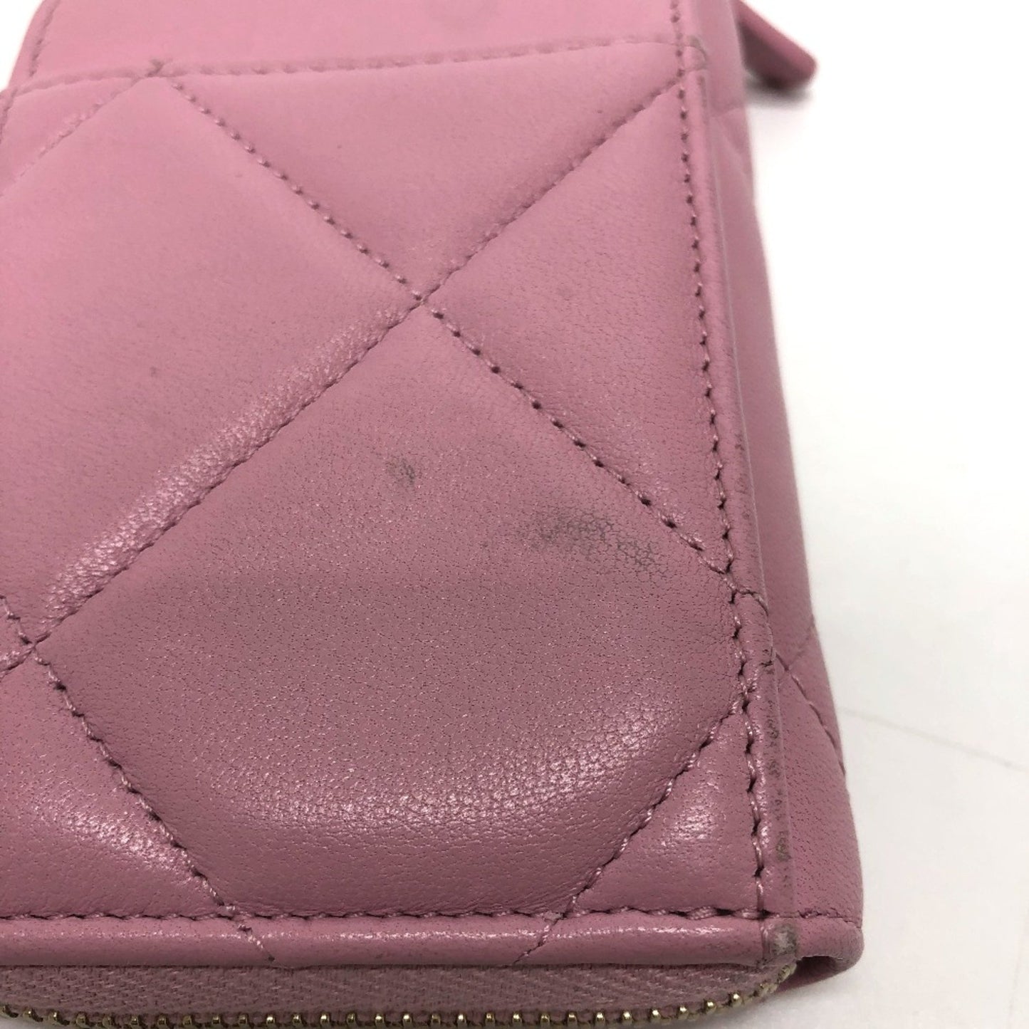 Chanel Cc Mark Cc Wallet/Wallet Coin Purse Pink Silvergoldhardware
