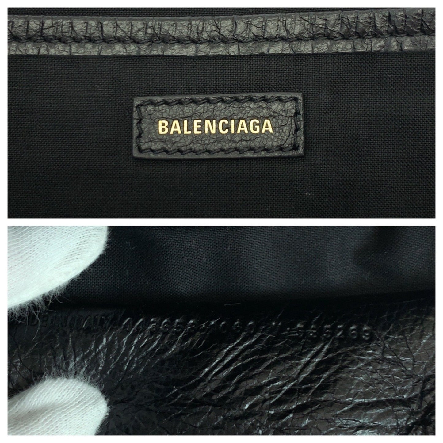 Balenciaga Graffiti Print Black Multicolor Silver Hardware Leather 443658 1060 Clutch Bag Second