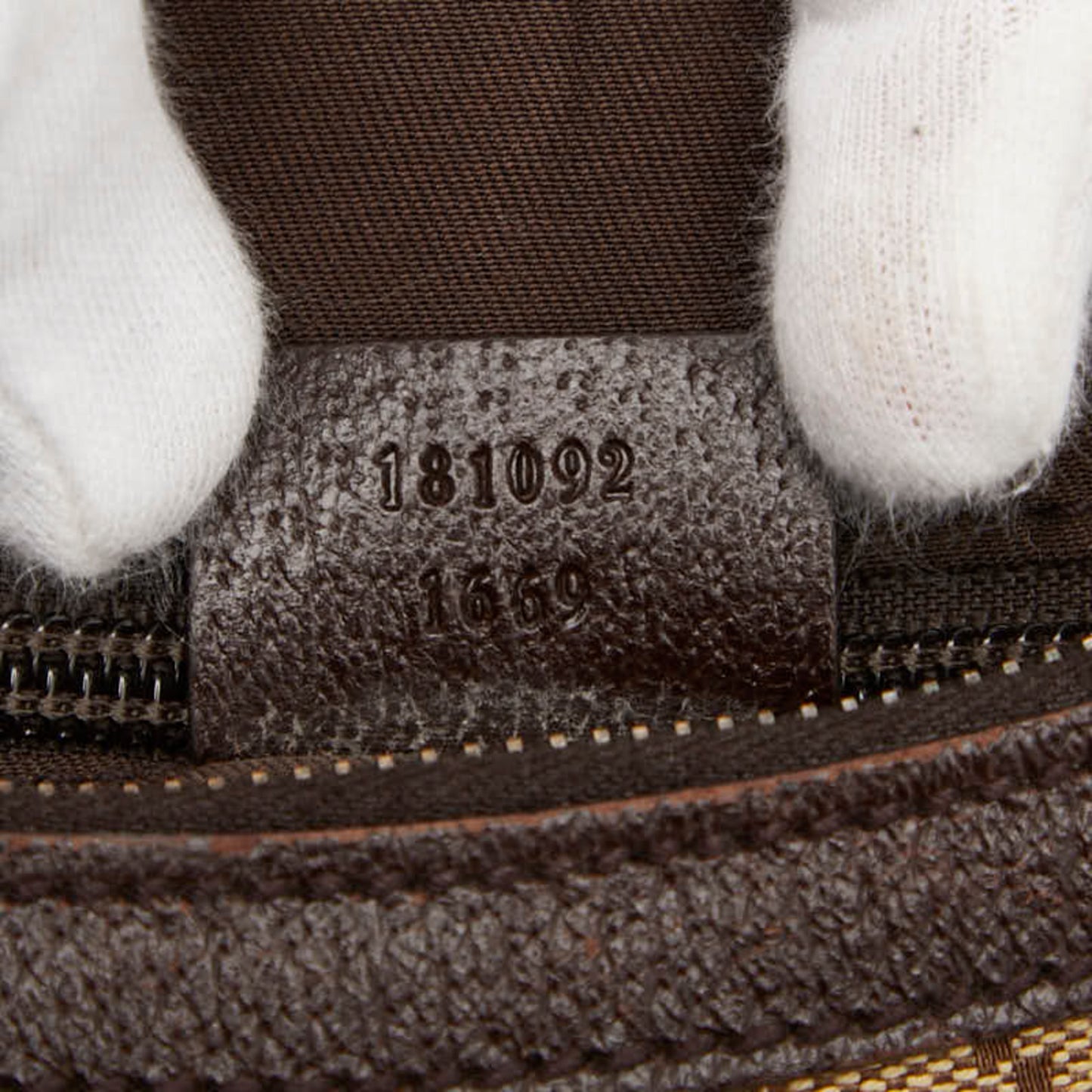 Gucci Gg Canvas Crossbody Shoulder Bag 181092 Brown