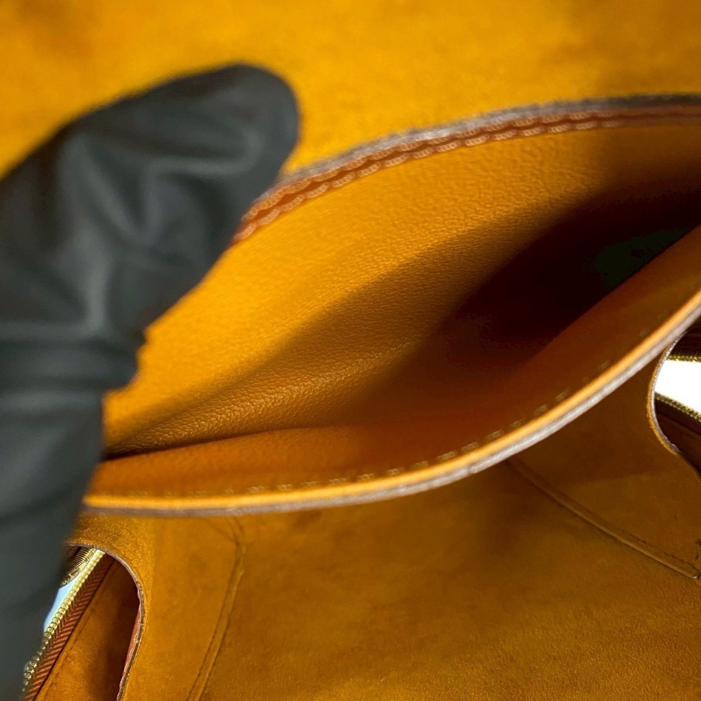 Unused Louis Vuitton Mabillon Epi Leather Backpack/Daypack In Kenya Brown