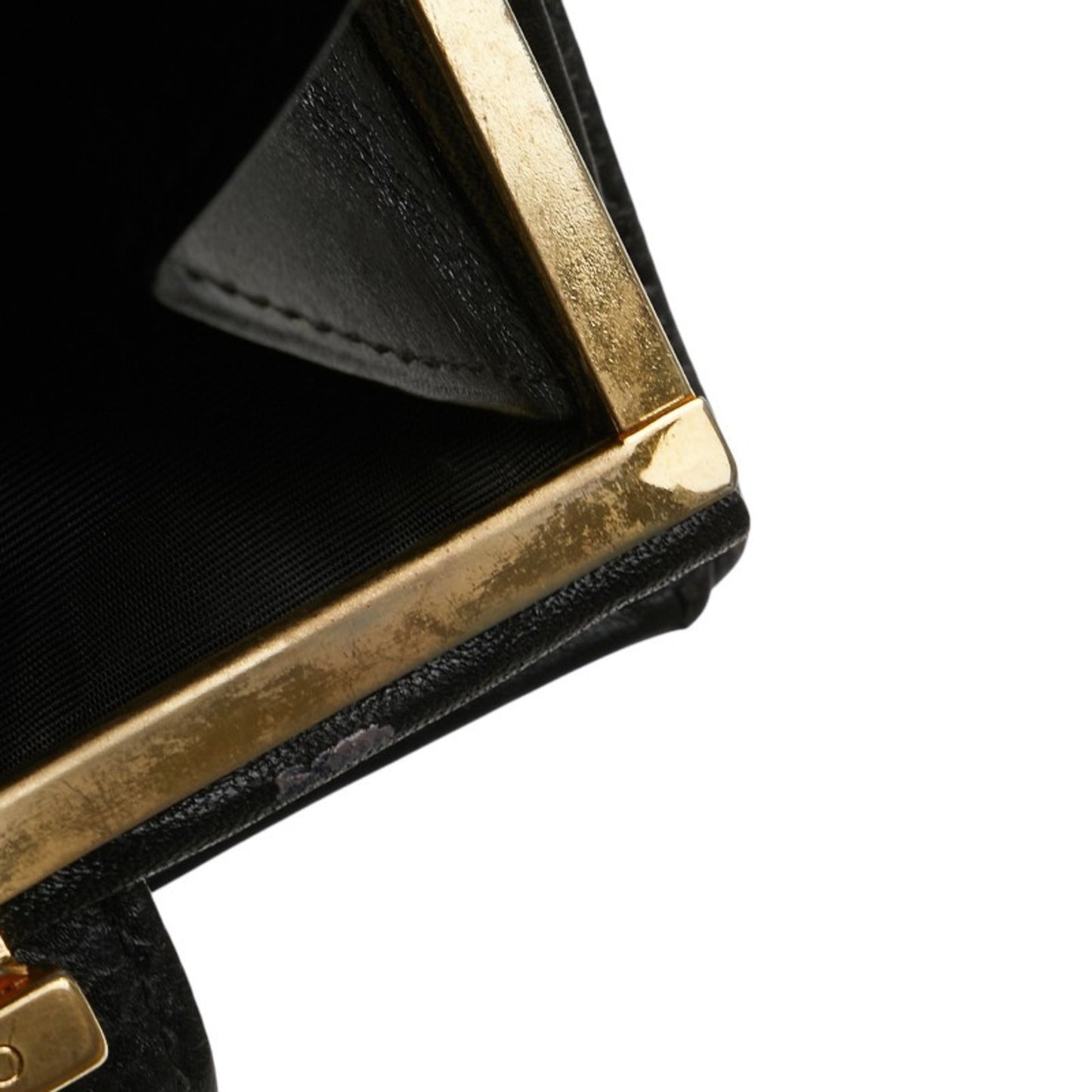 Chanel Coco Mark Bi-Fold Wallet Black Caviar Skin