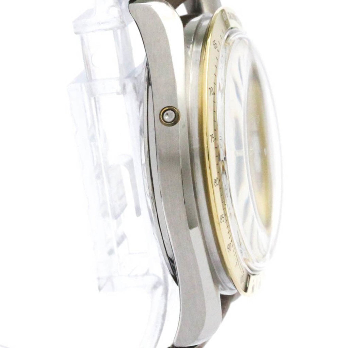 Omega Speedmaster Triple Date Moonphase 18K Gold Watch 175.0034 Polished