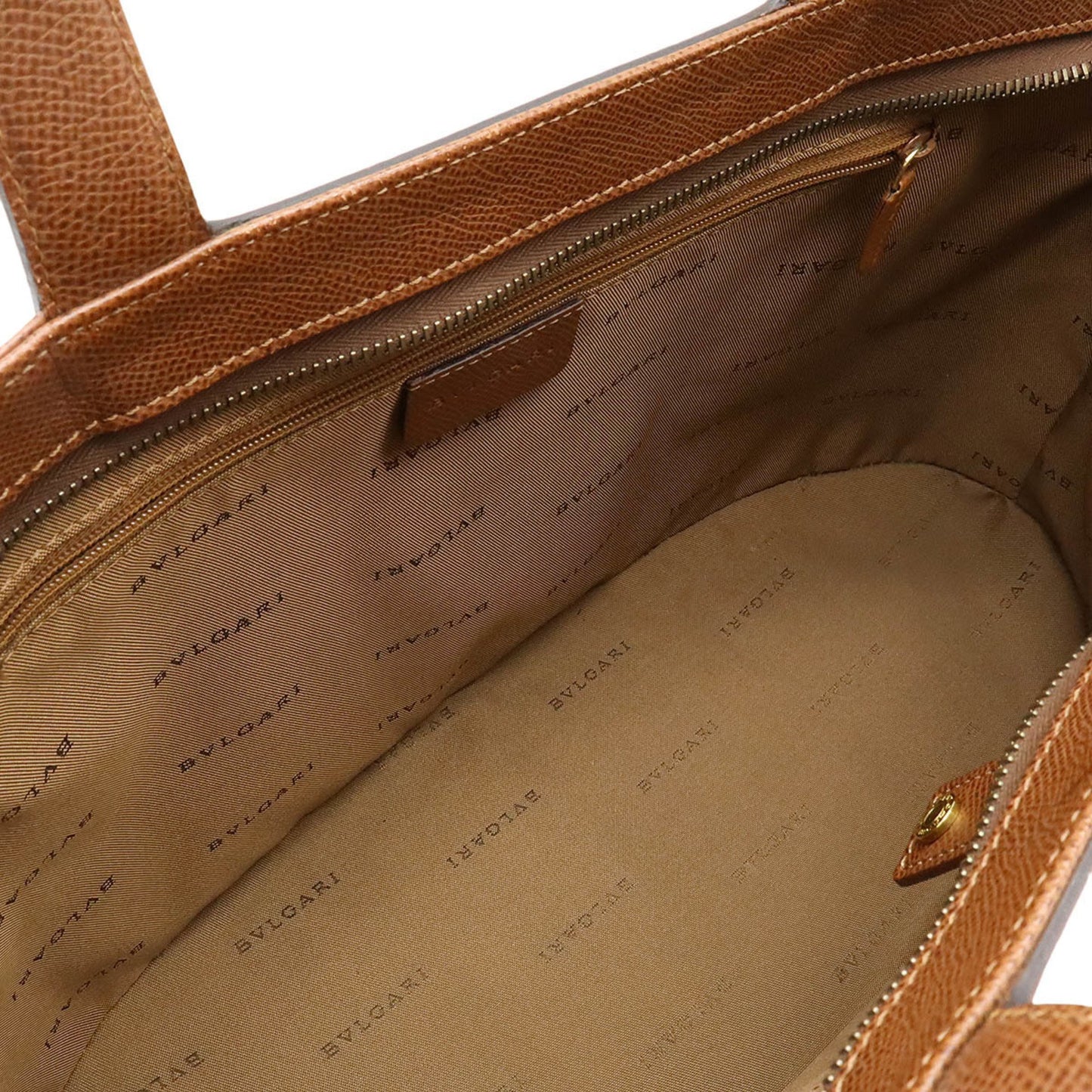 Bvlgari Bvlgari Dcollet Handbag Shoulder Bag Leather Brown