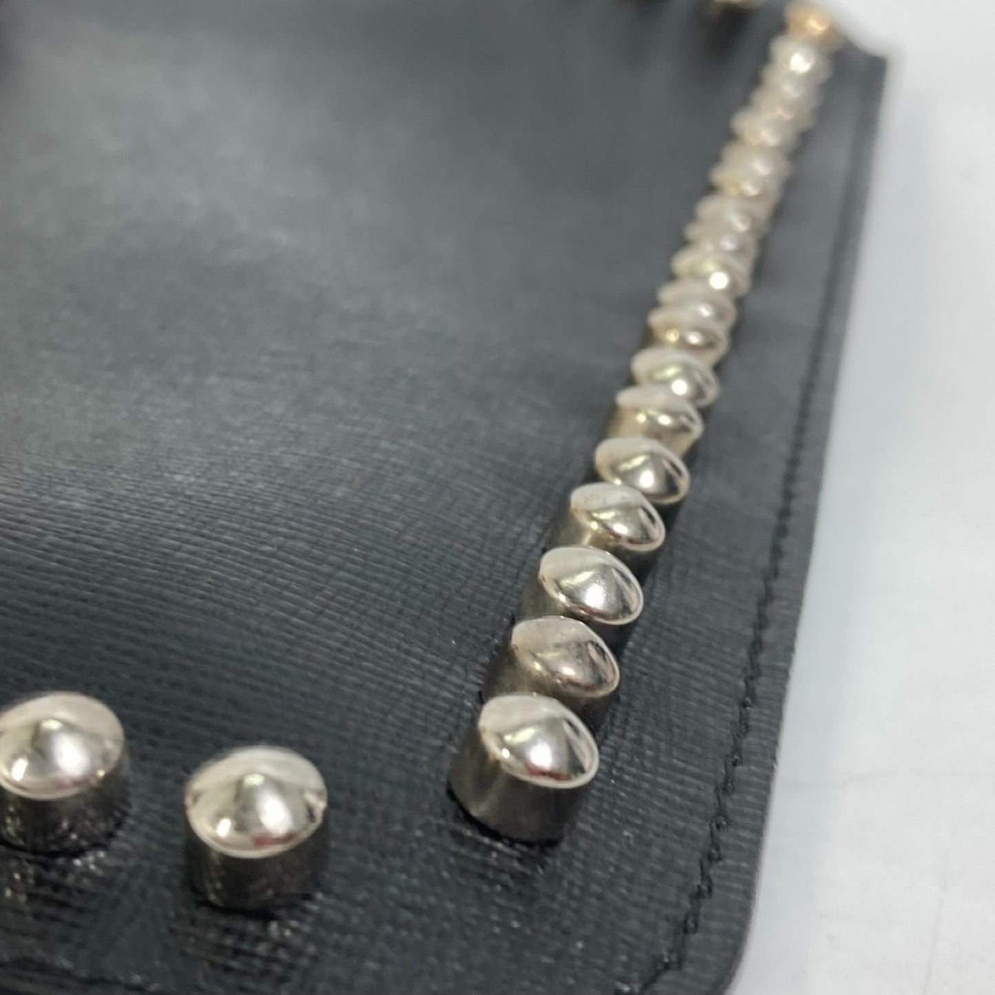Fendi Studded Pouch Karl Lagerfeld Carlito Clutch Bag Leather