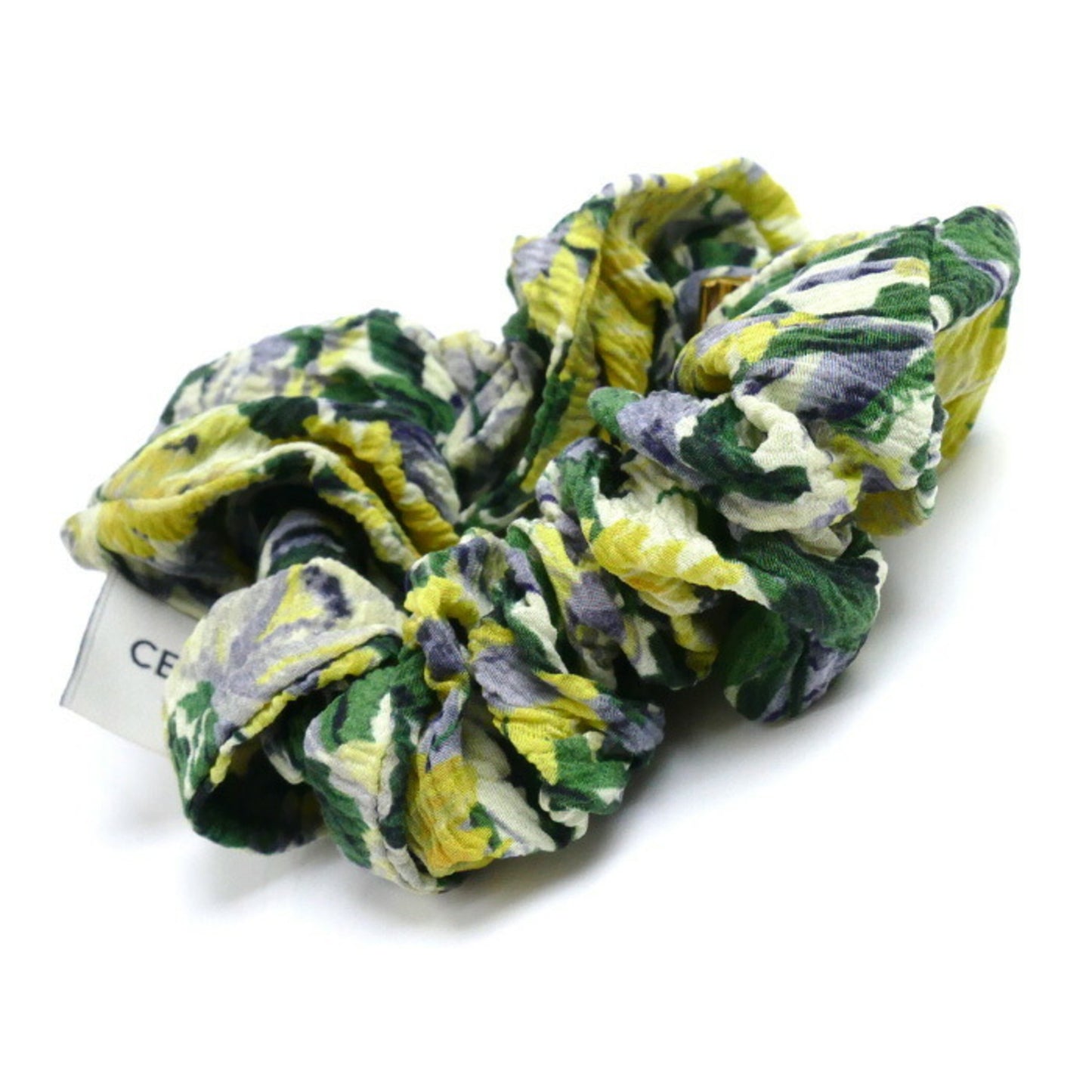 Celine Silk Triomphe Hair Scrunchie 460Ah2Sib