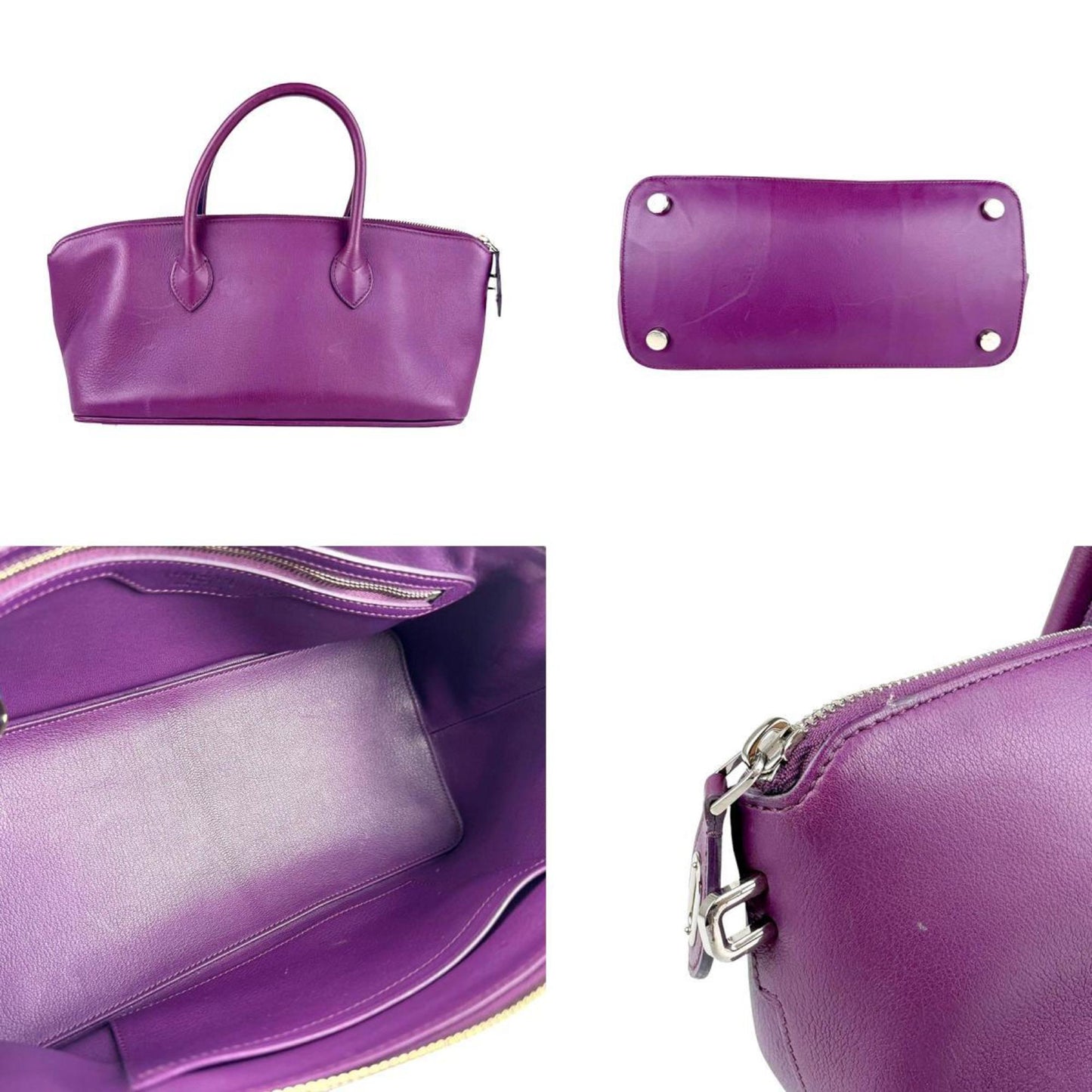Louis Vuitton Louis Vuitton Handbag Sp Order Automaro Kinuri Leather Purple