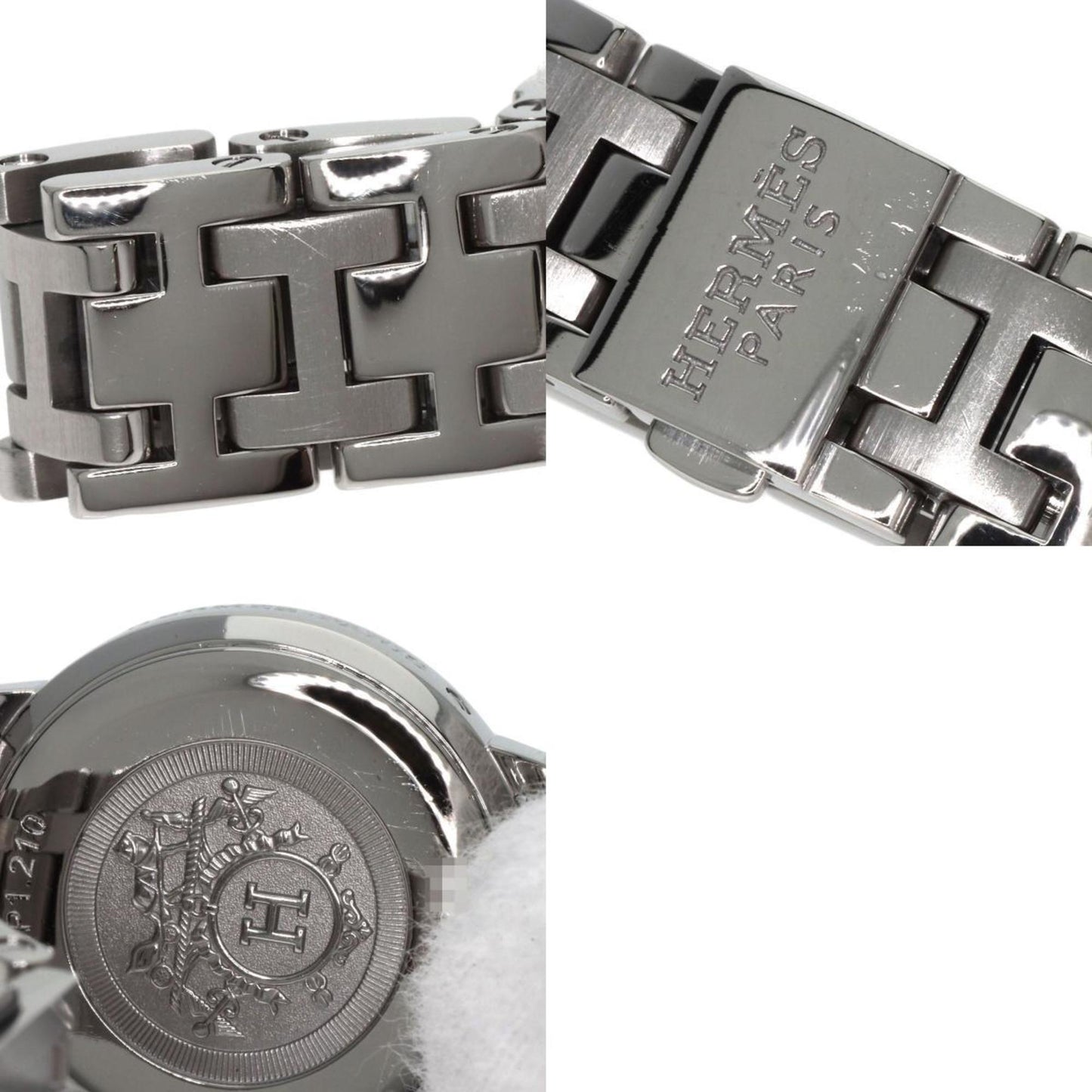 Hermes Cp1.210 Clipper Classic Watch Stainless
