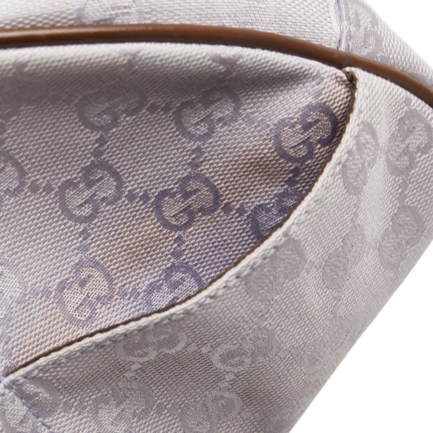 Gucci Gg Canvas Shoulder Bag/Pouch 90781 Purple/Brown