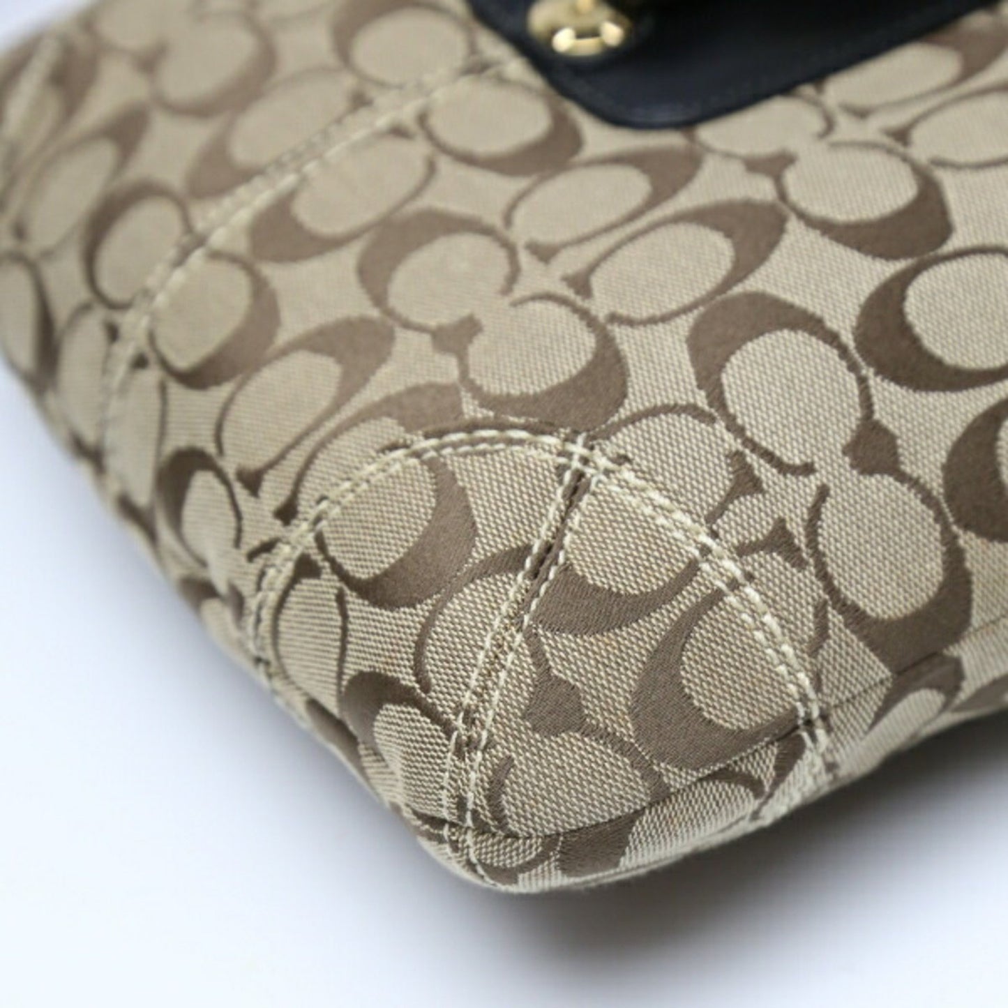 Coach Crossbody Signature 11436 Coach Black X Beige Shoulder Bag