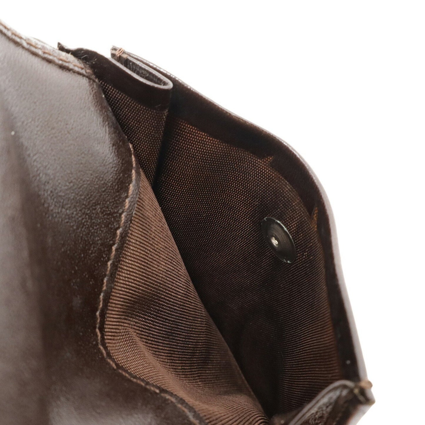 Fendi Zucca Pattern Bifold Wallet In Canvas And Leather